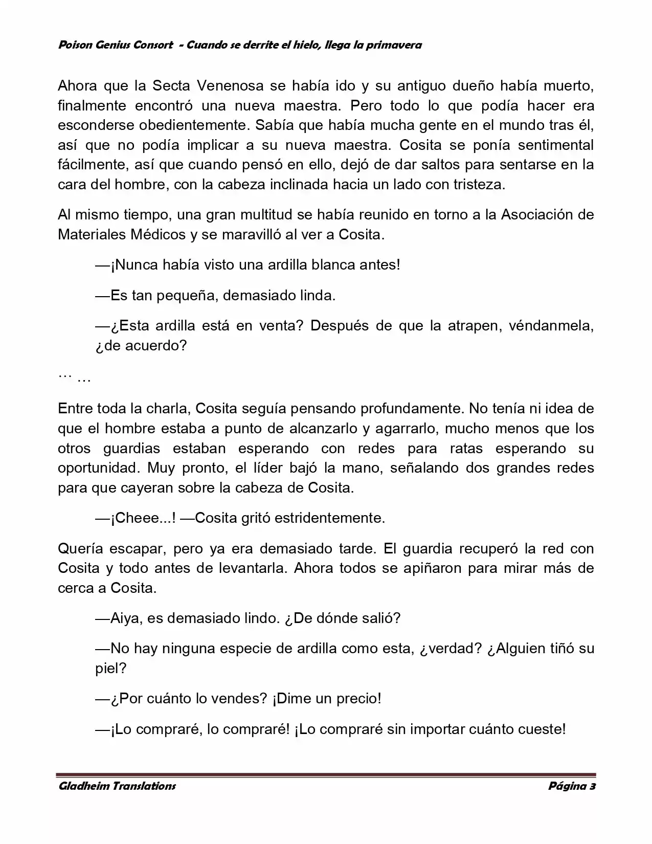 Poison Genious Consort (Novela) - Capítulo 289 - Página 2 - LectorTMOo