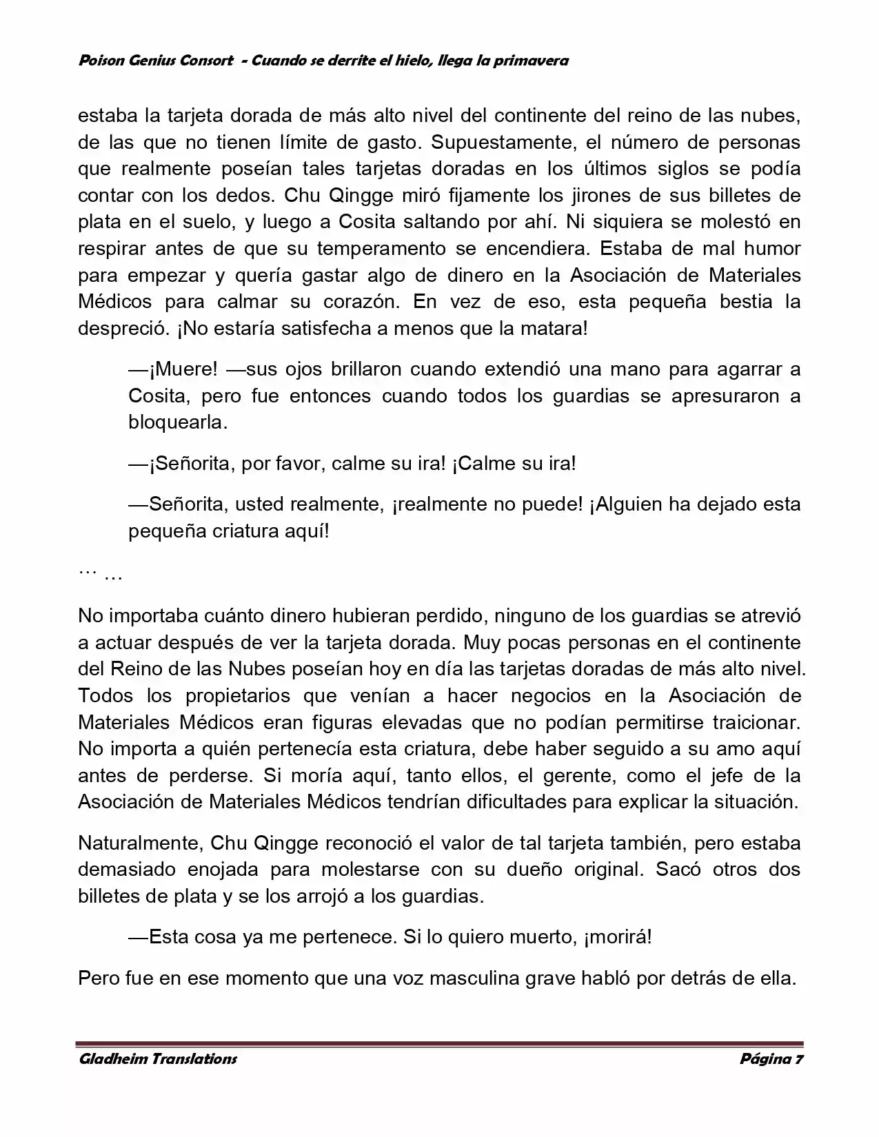 Poison Genious Consort (Novela) - Capítulo 289 - Página 6 - LectorTMOo