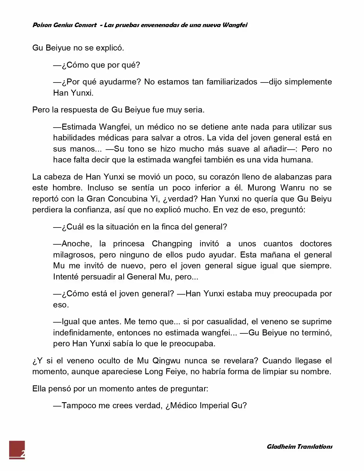 Poison Genious Consort (Novela) - Capítulo 29 - Página 2 - LectorTMOo