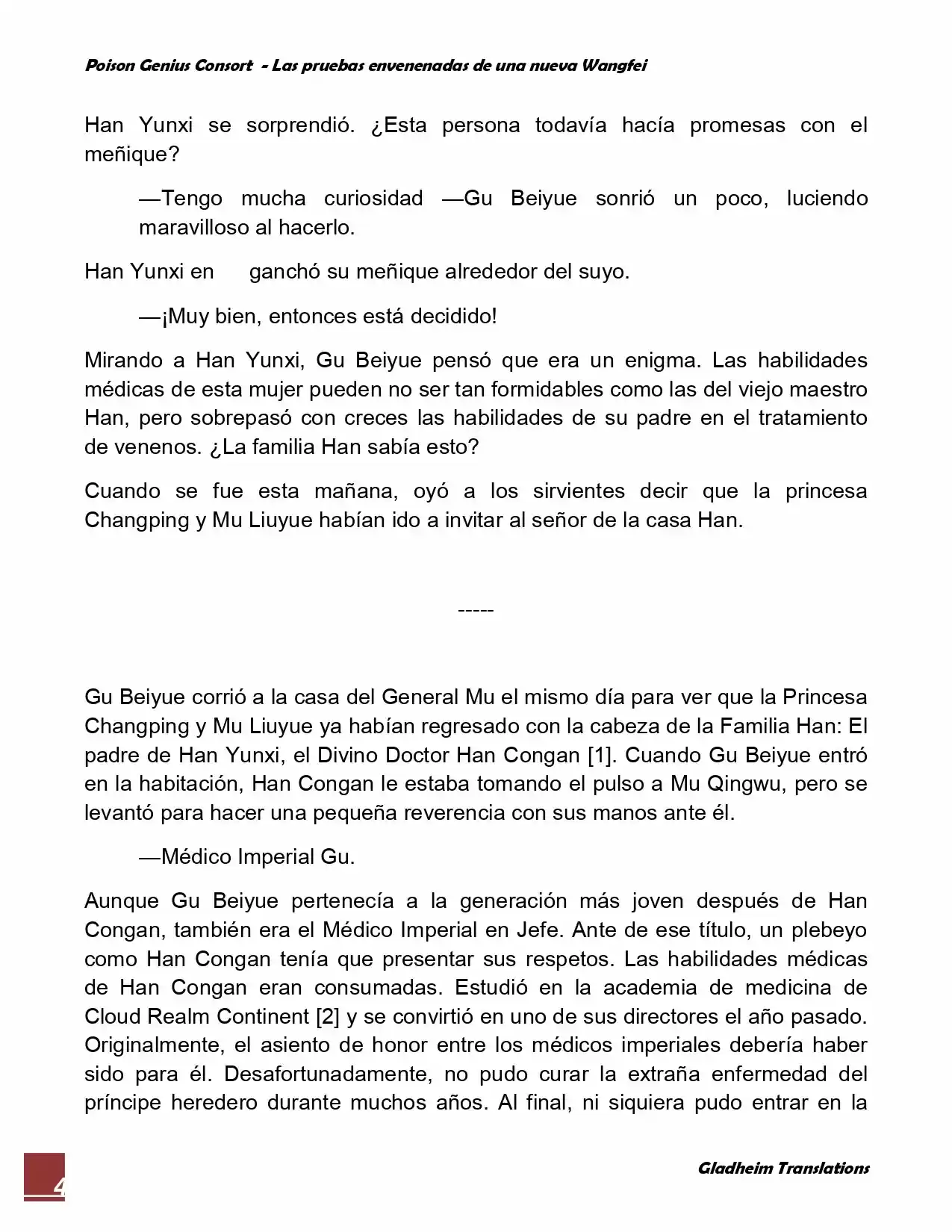 Poison Genious Consort (Novela) - Capítulo 29 - Página 4 - LectorTMOo