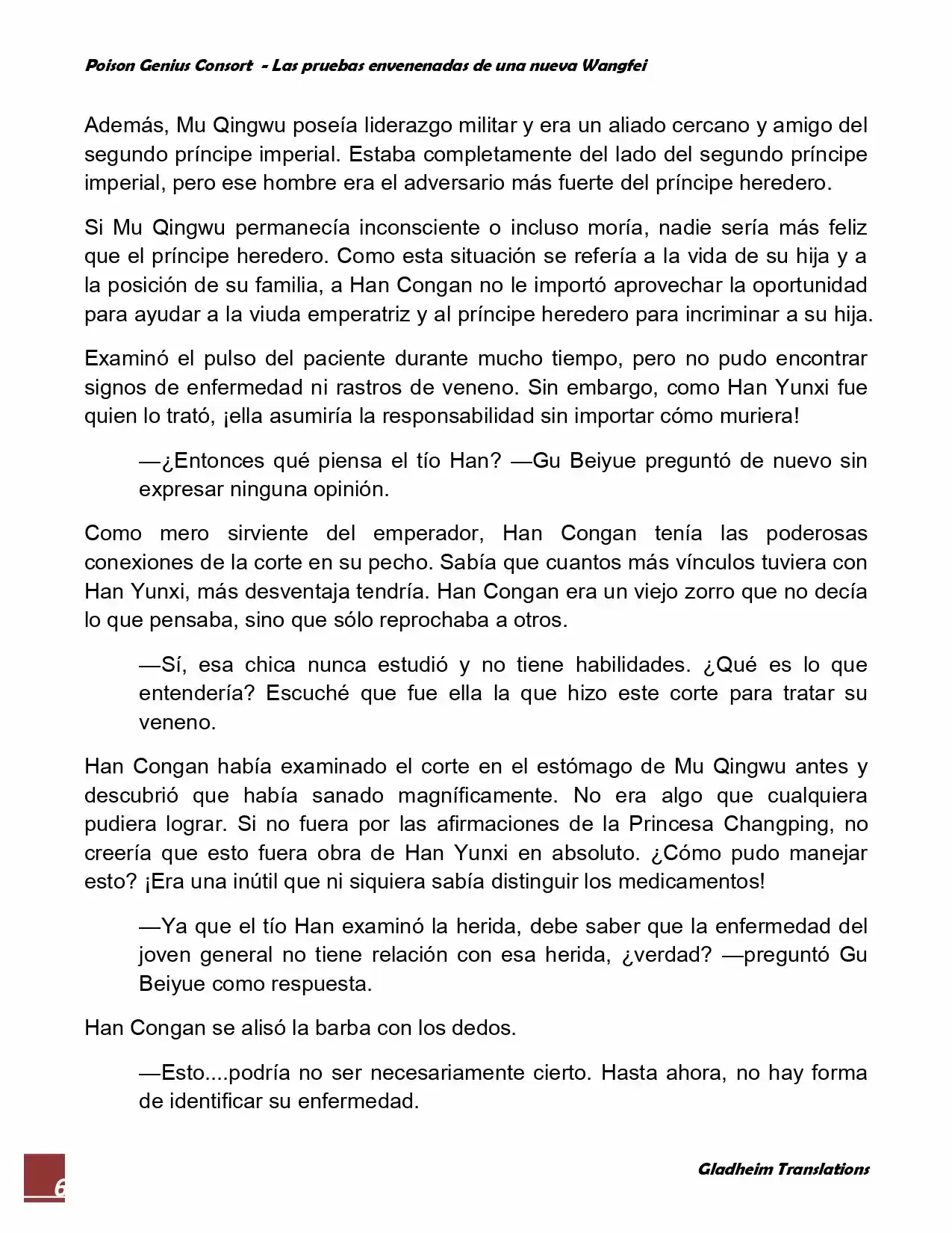 Poison Genious Consort (Novela) - Capítulo 29 - Página 6 - LectorTMOo