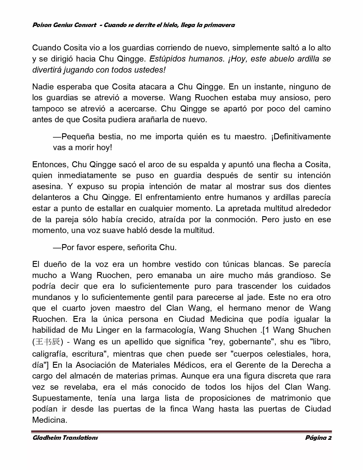 Poison Genious Consort (Novela) - Capítulo 290 - Página 1 - LectorTMOo