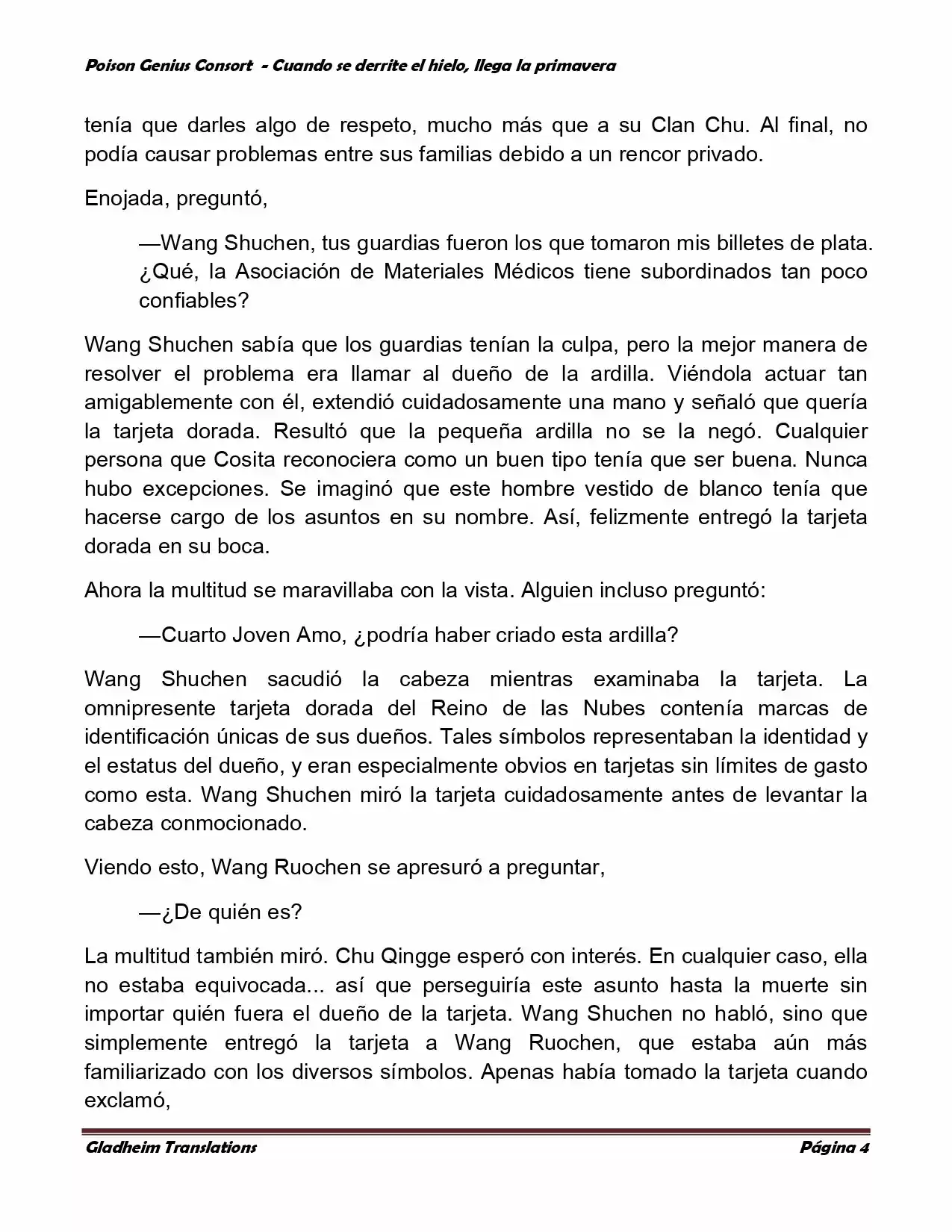Poison Genious Consort (Novela) - Capítulo 290 - Página 3 - LectorTMOo
