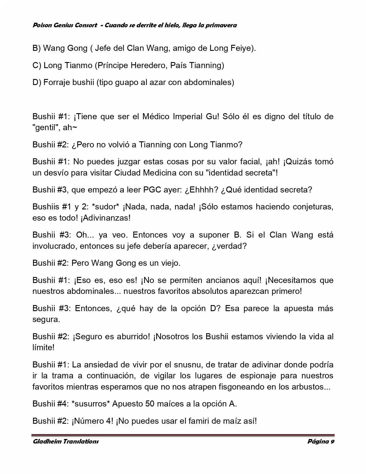 Poison Genious Consort (Novela) - Capítulo 290 - Página 8 - LectorTMOo
