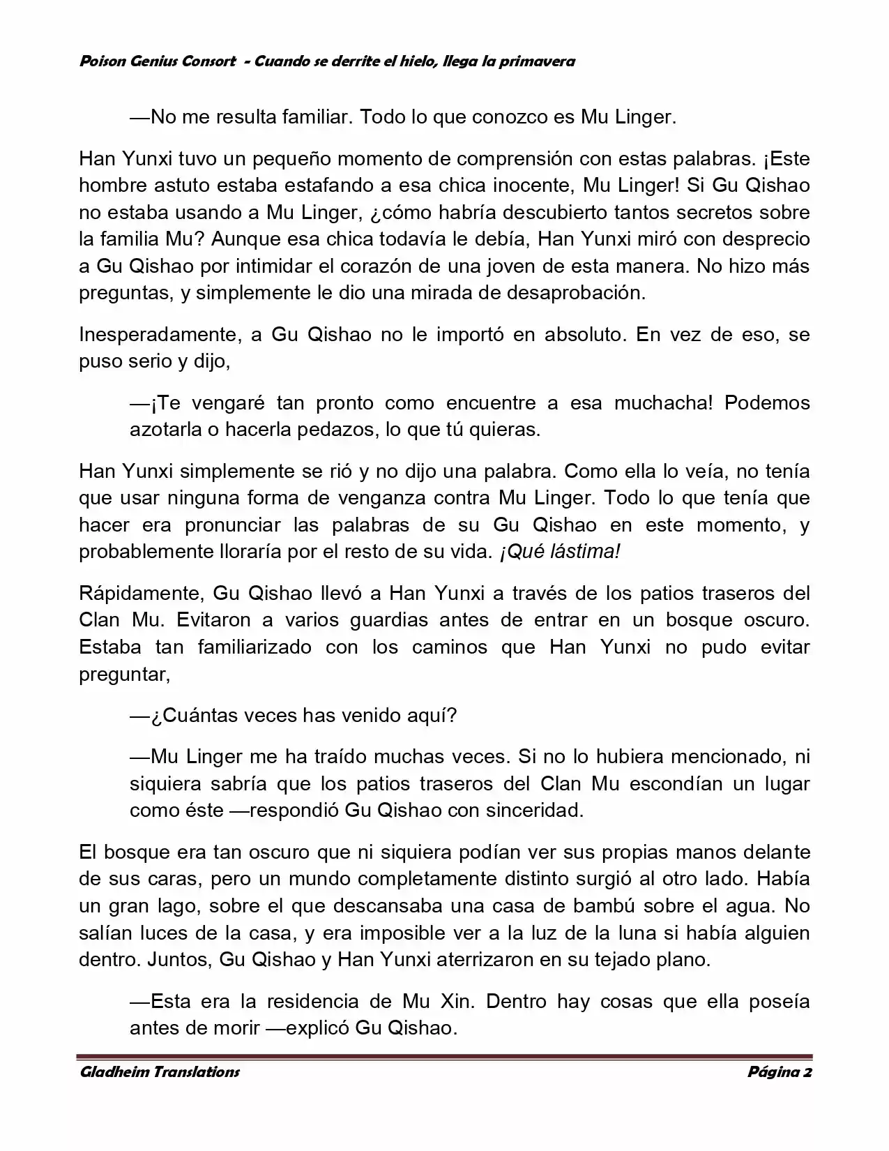 Poison Genious Consort (Novela) - Capítulo 291 - Página 1 - LectorTMOo