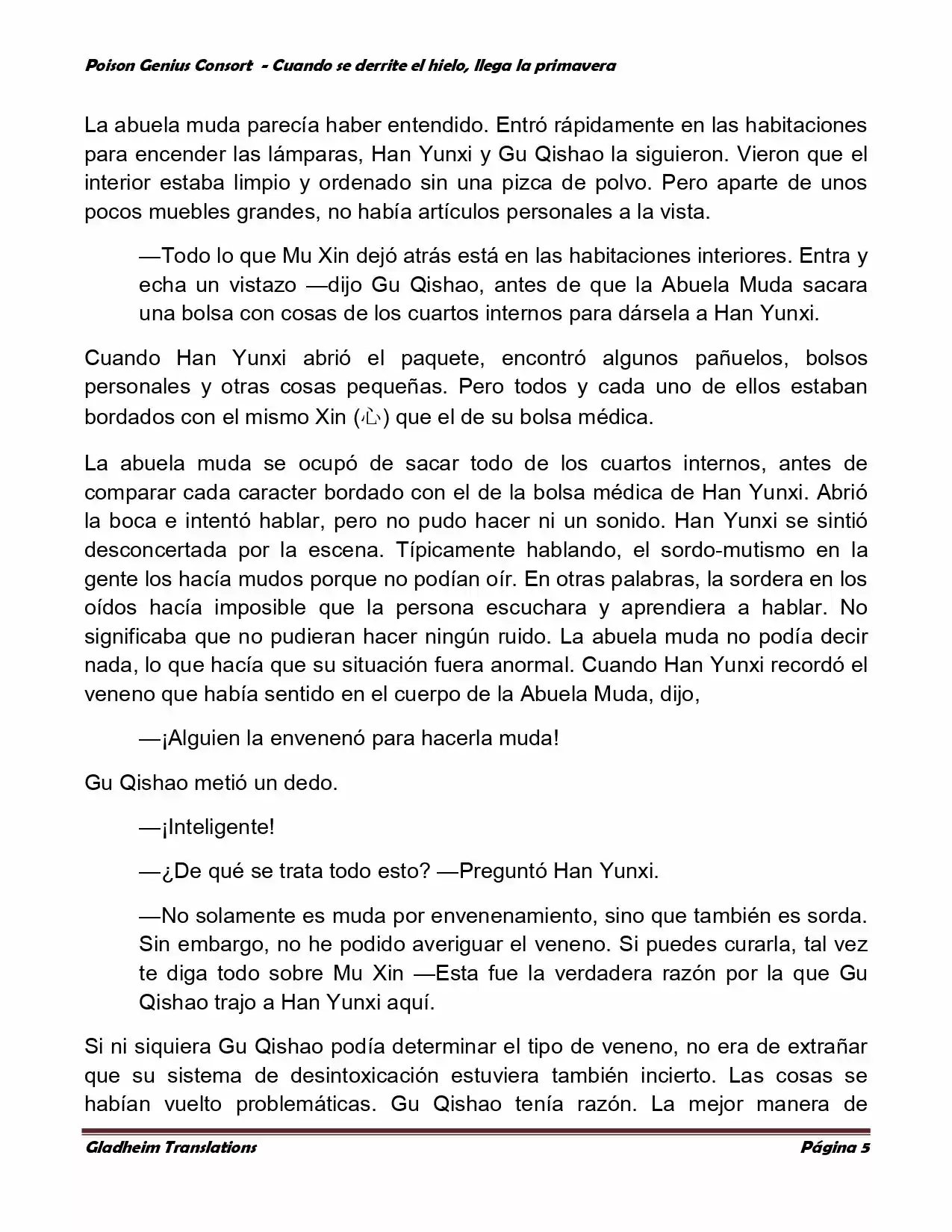 Poison Genious Consort (Novela) - Capítulo 291 - Página 4 - LectorTMOo