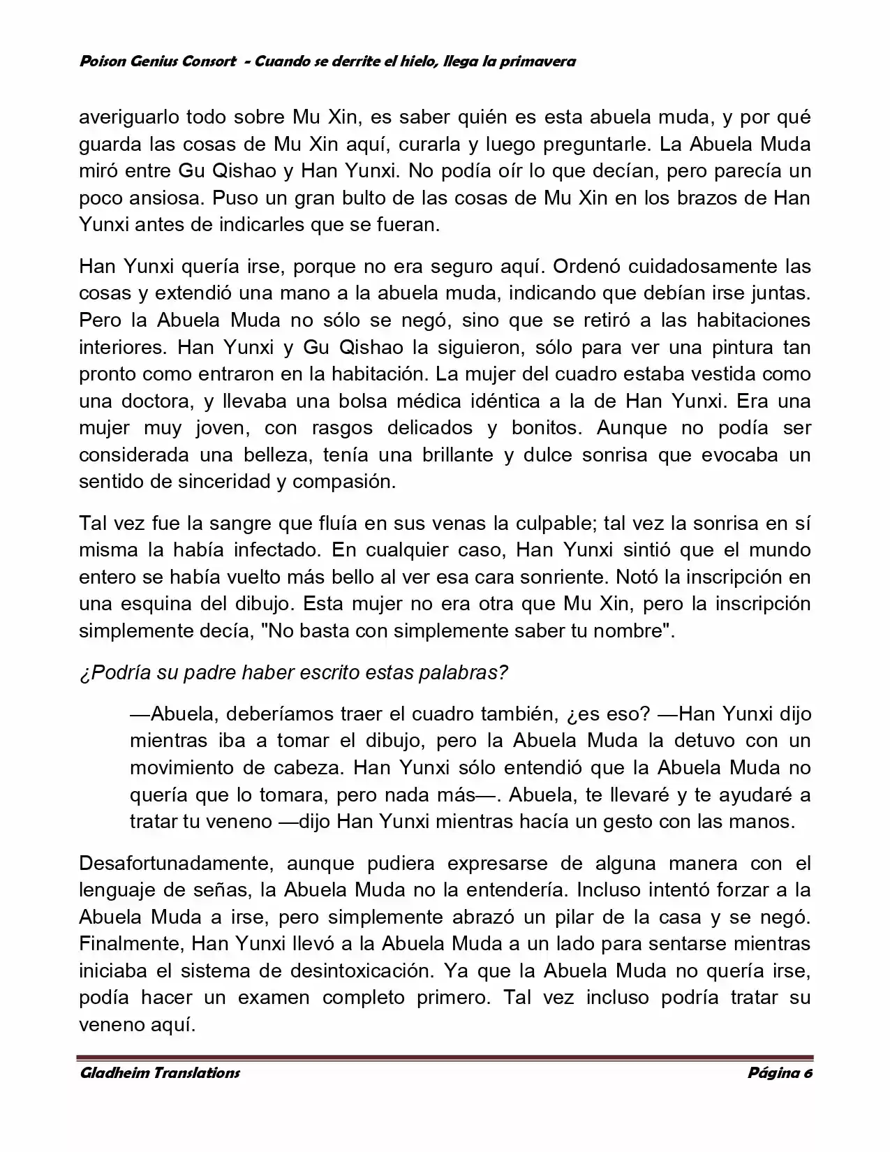 Poison Genious Consort (Novela) - Capítulo 291 - Página 5 - LectorTMOo