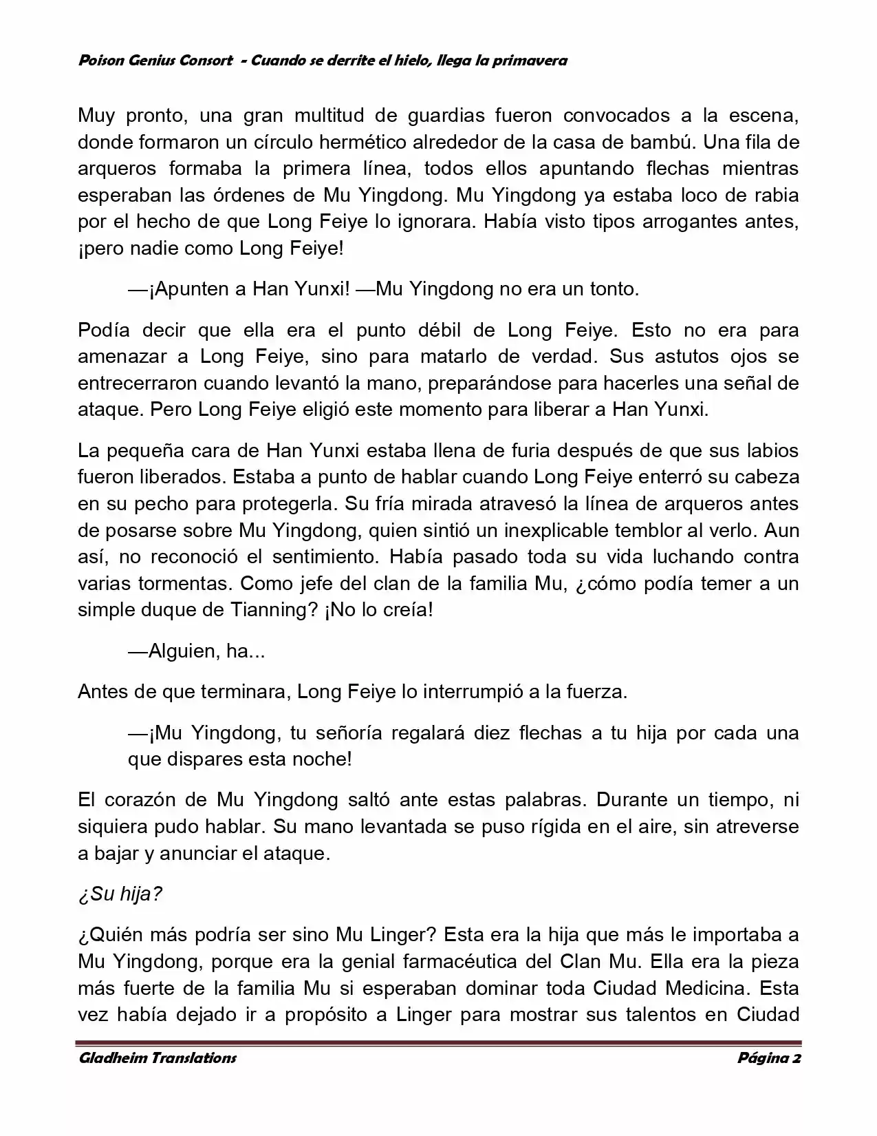 Poison Genious Consort (Novela) - Capítulo 294 - Página 1 - LectorTMOo