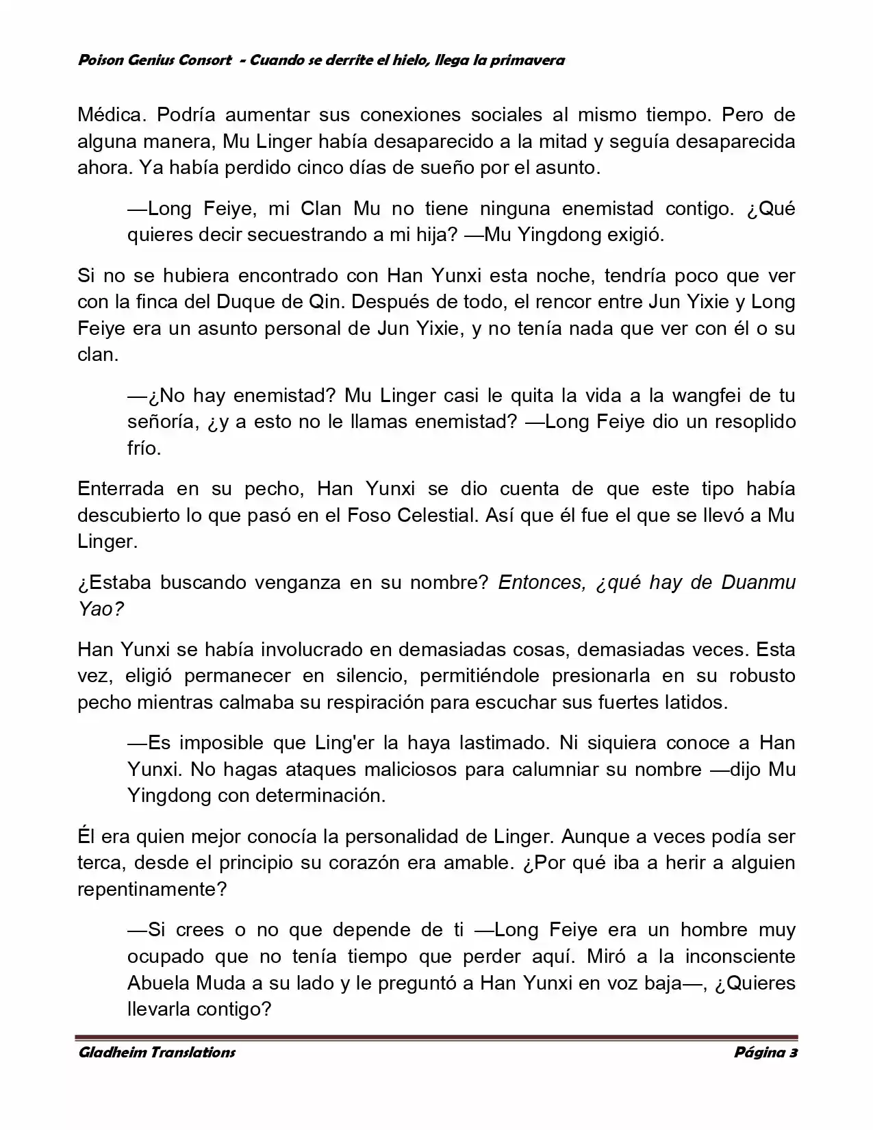 Poison Genious Consort (Novela) - Capítulo 294 - Página 2 - LectorTMOo