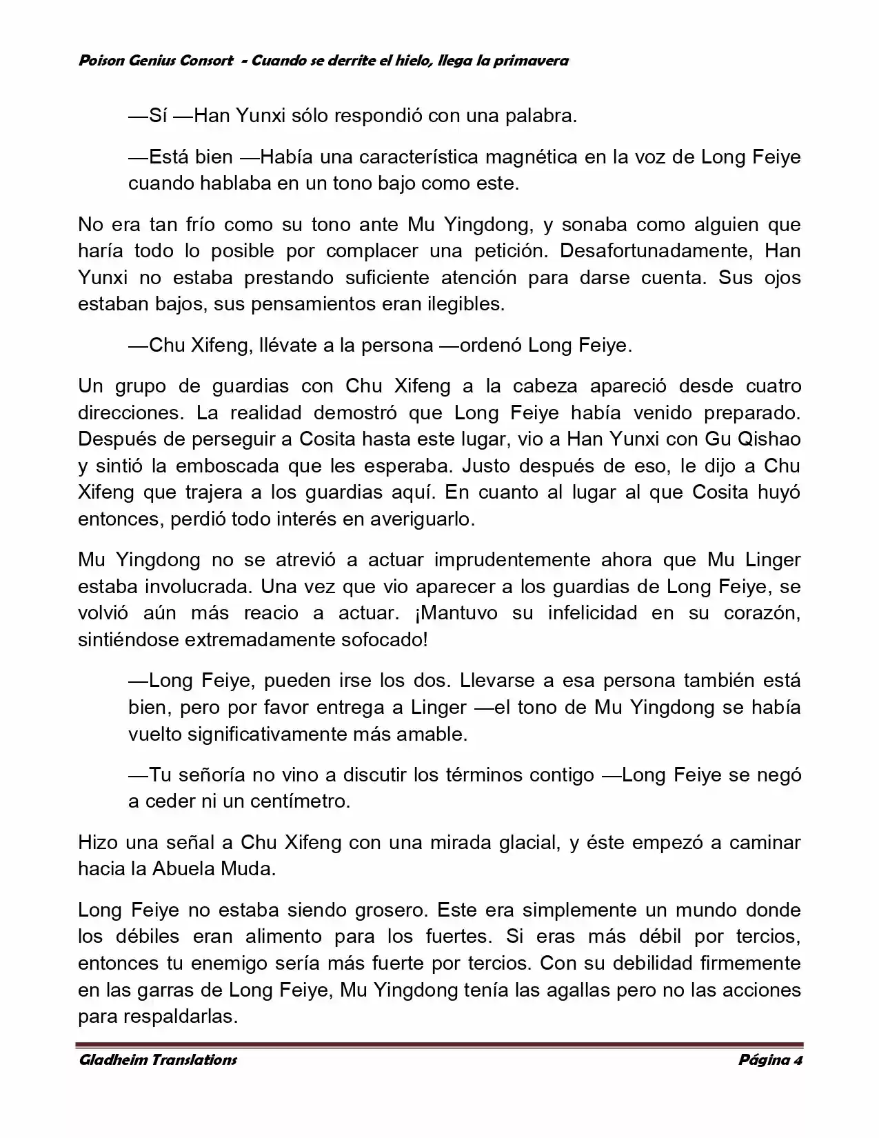 Poison Genious Consort (Novela) - Capítulo 294 - Página 3 - LectorTMOo