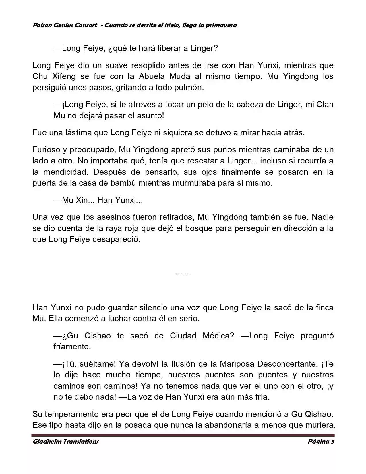 Poison Genious Consort (Novela) - Capítulo 294 - Página 4 - LectorTMOo