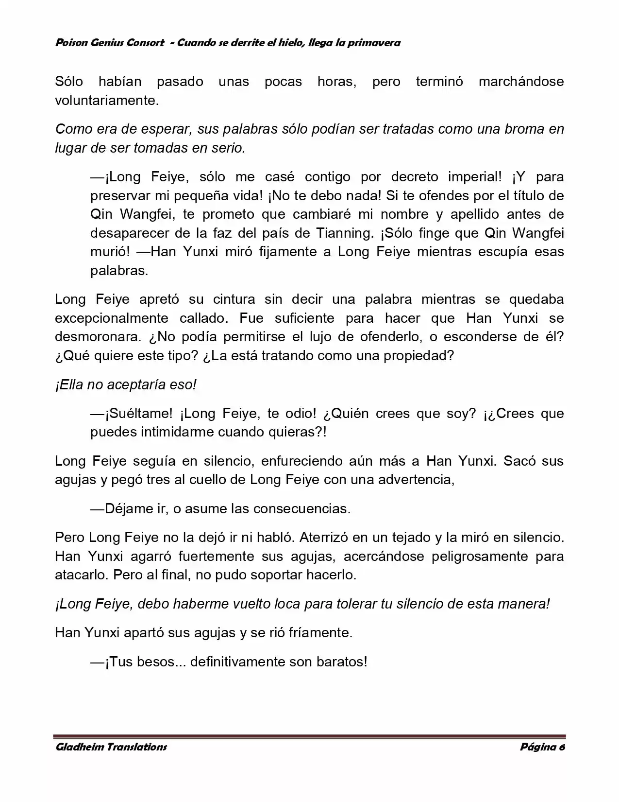 Poison Genious Consort (Novela) - Capítulo 294 - Página 5 - LectorTMOo