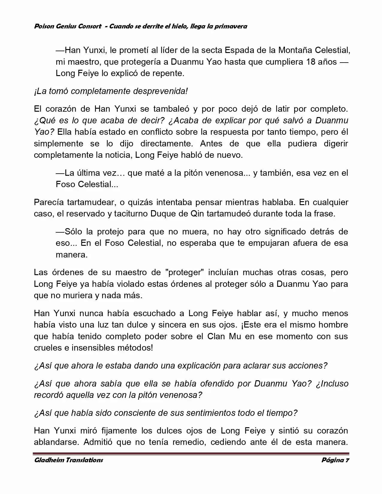 Poison Genious Consort (Novela) - Capítulo 294 - Página 6 - LectorTMOo