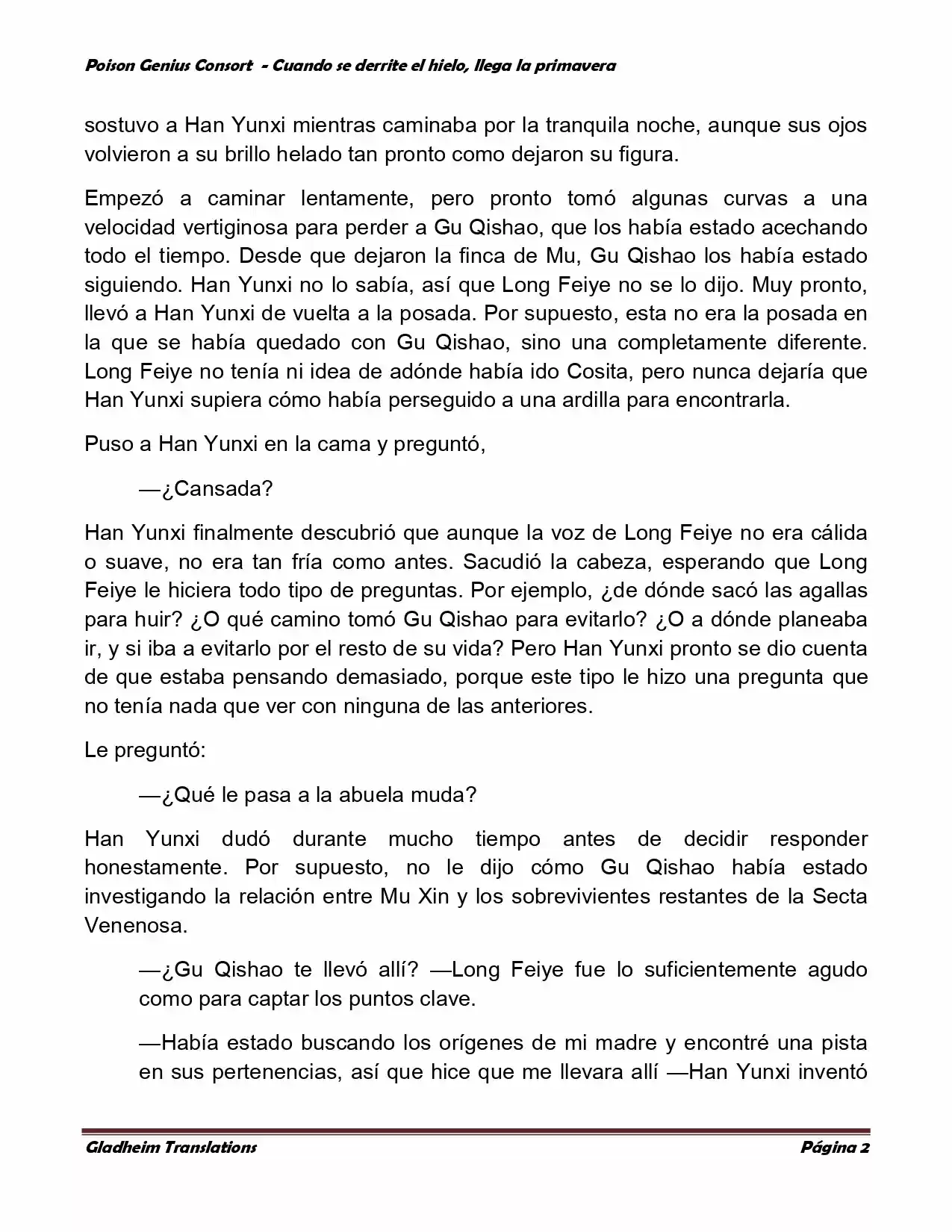 Poison Genious Consort (Novela) - Capítulo 295 - Página 1 - LectorTMOo