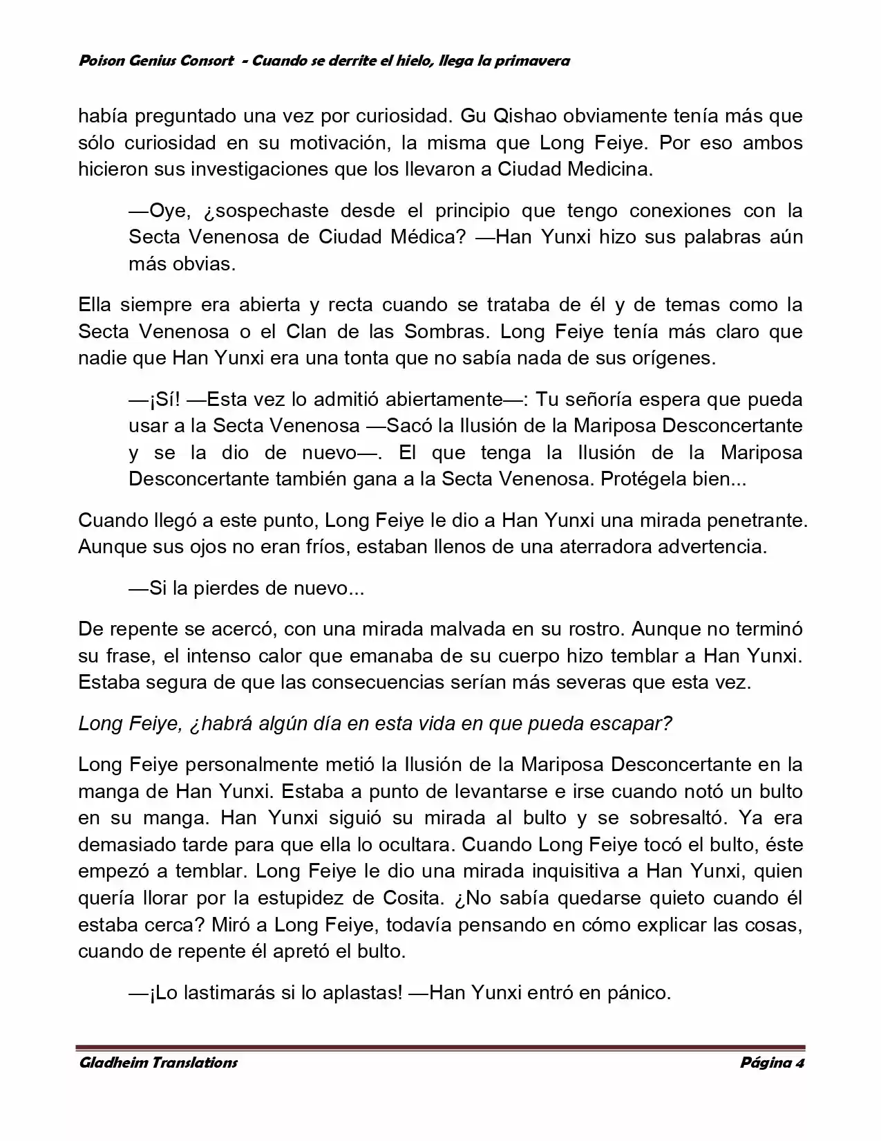 Poison Genious Consort (Novela) - Capítulo 295 - Página 3 - LectorTMOo
