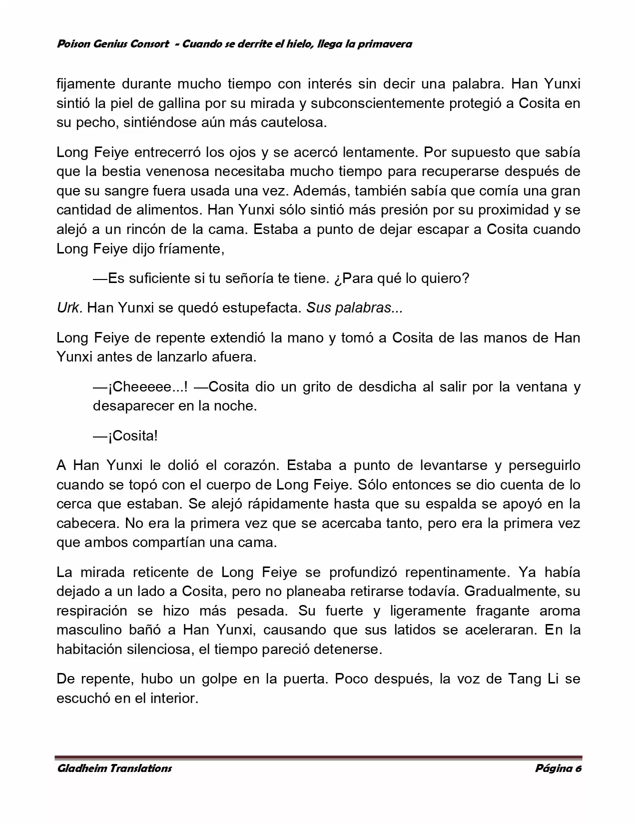 Poison Genious Consort (Novela) - Capítulo 295 - Página 5 - LectorTMOo