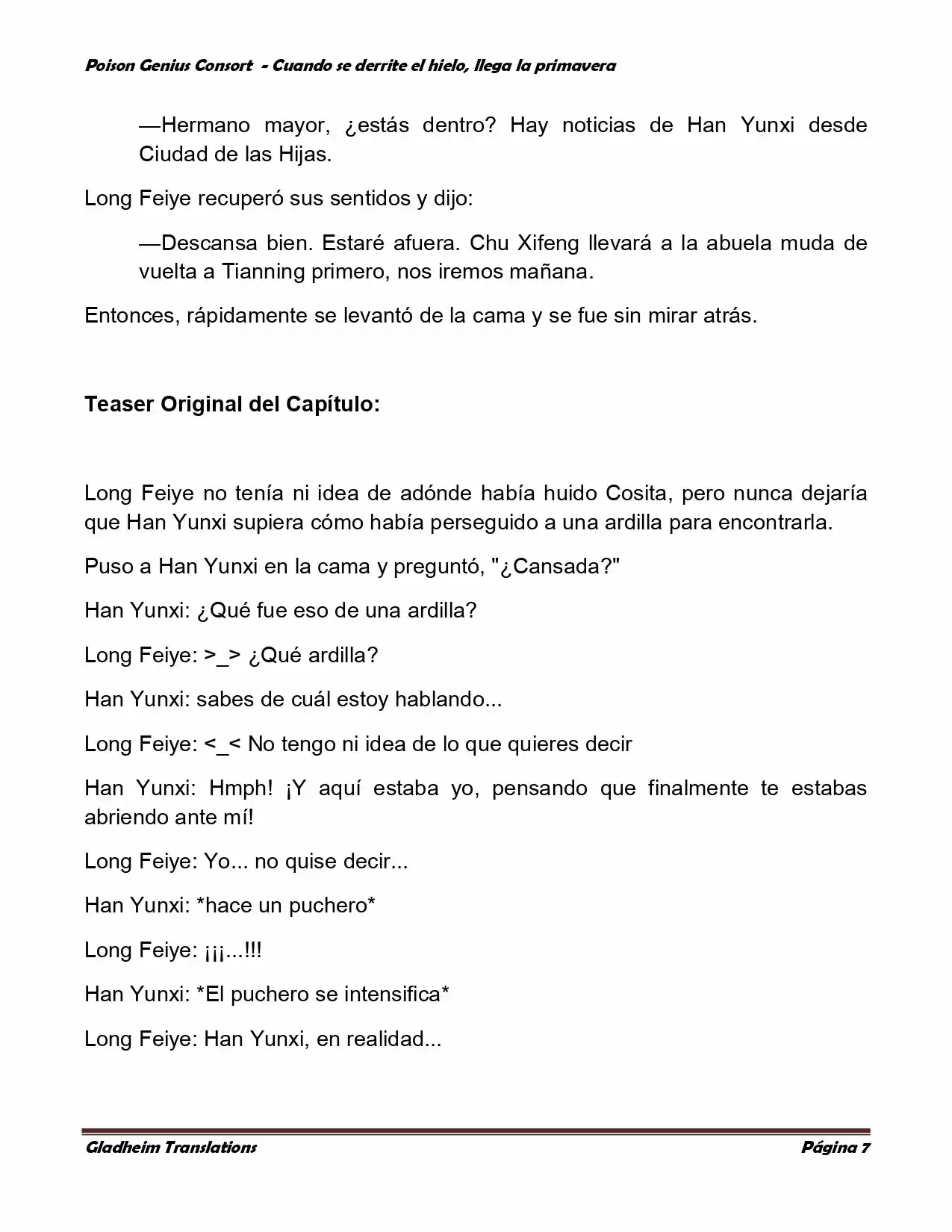Poison Genious Consort (Novela) - Capítulo 295 - Página 6 - LectorTMOo