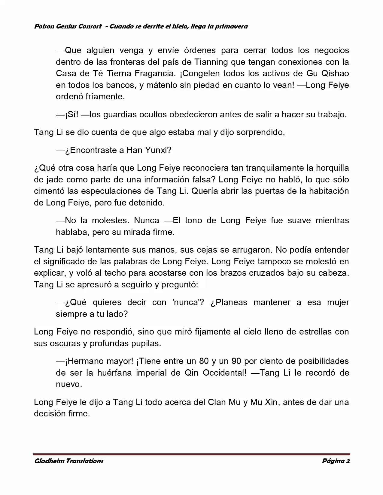 Poison Genious Consort (Novela) - Capítulo 296 - Página 1 - LectorTMOo