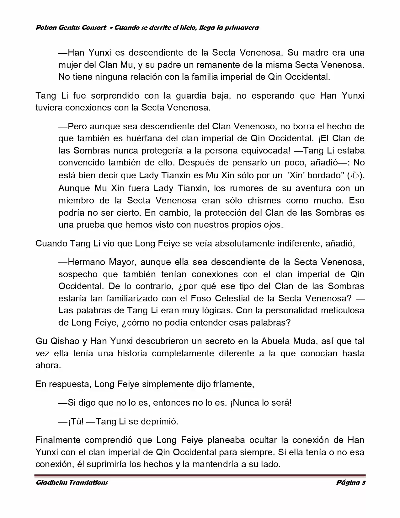 Poison Genious Consort (Novela) - Capítulo 296 - Página 2 - LectorTMOo