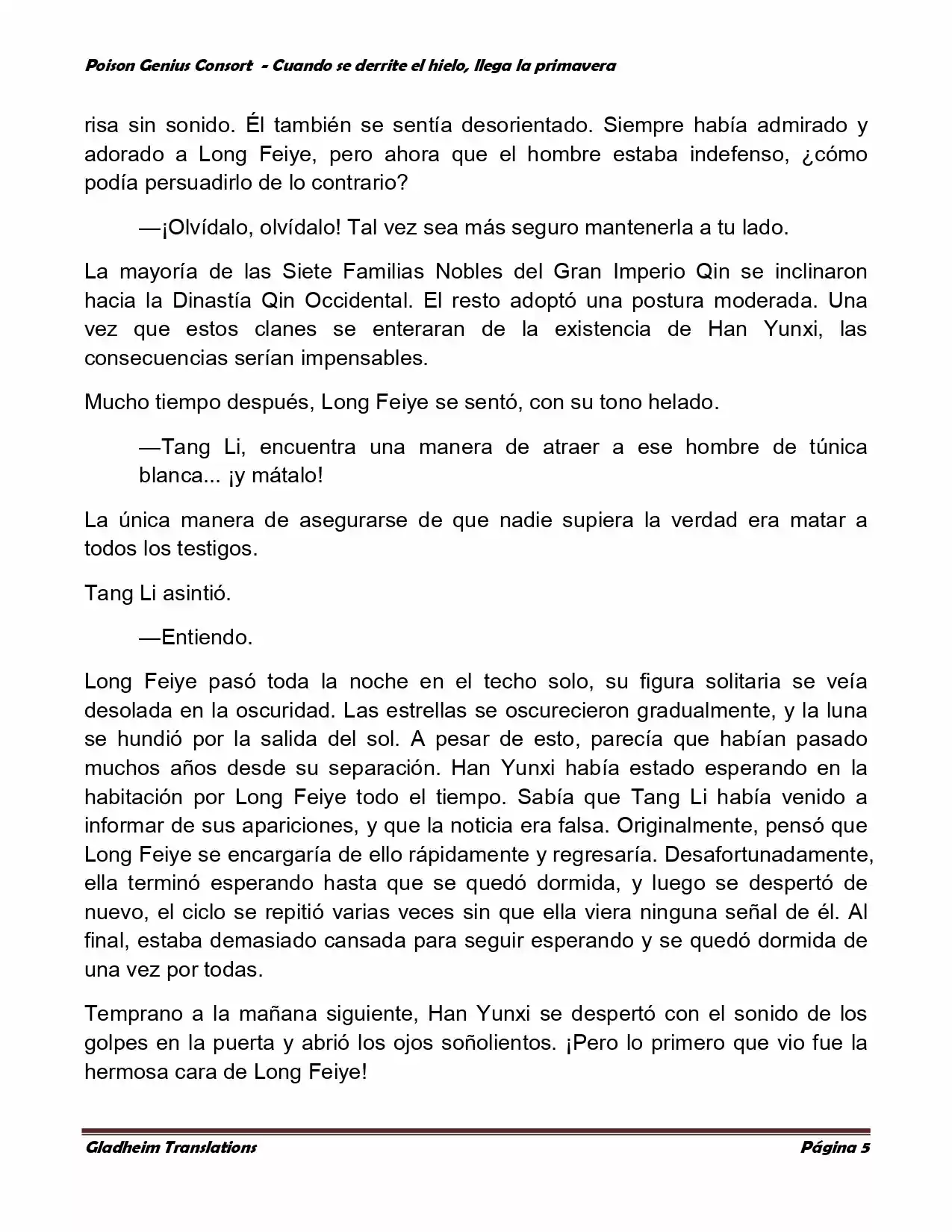 Poison Genious Consort (Novela) - Capítulo 296 - Página 4 - LectorTMOo