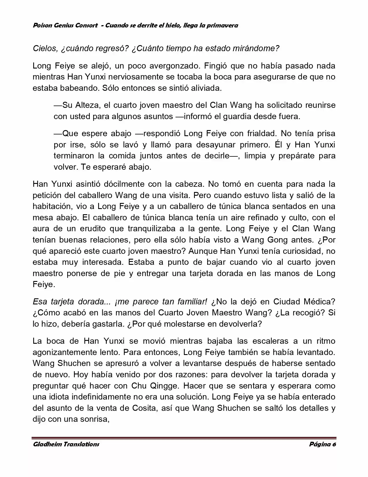 Poison Genious Consort (Novela) - Capítulo 296 - Página 5 - LectorTMOo