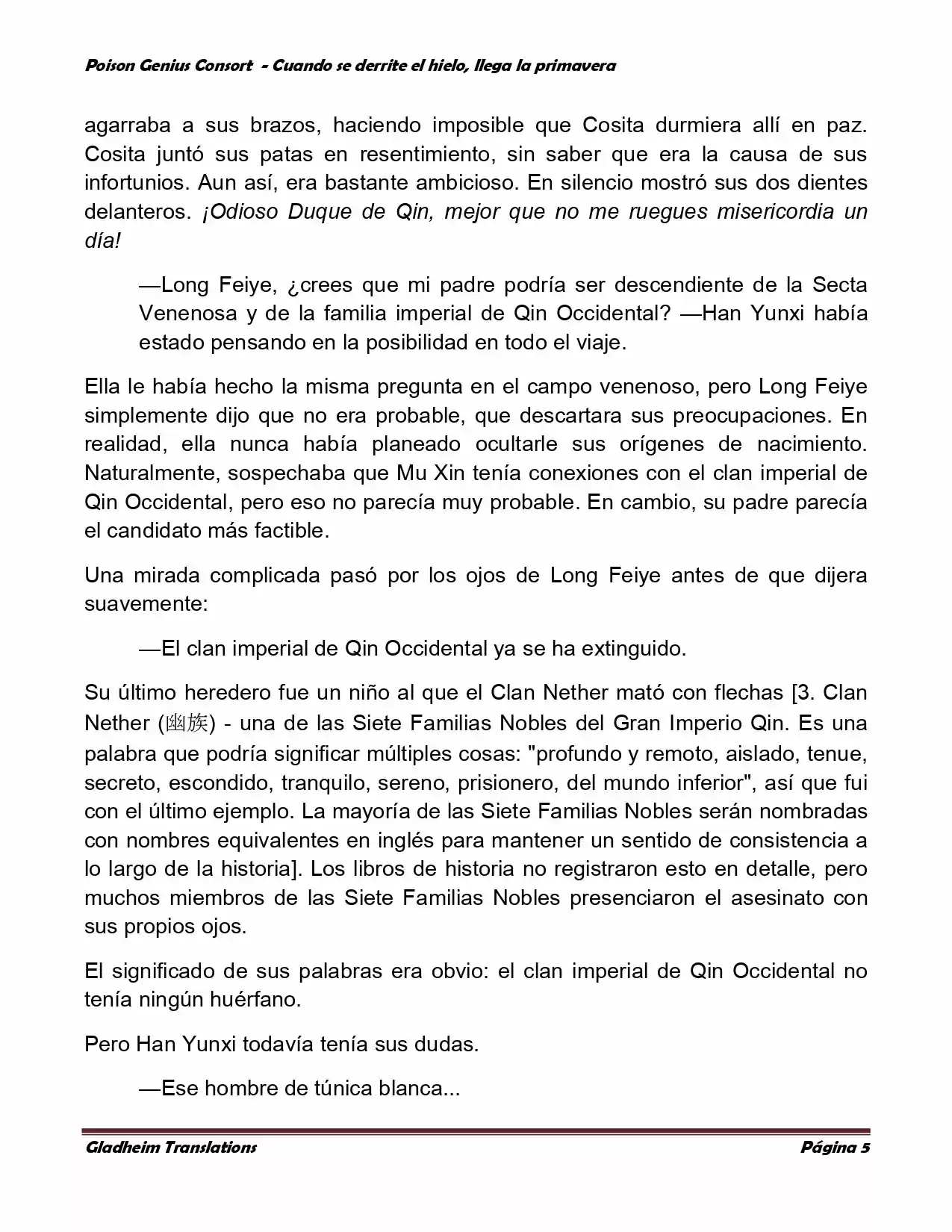 Poison Genious Consort (Novela) - Capítulo 297 - Página 4 - LectorTMOo