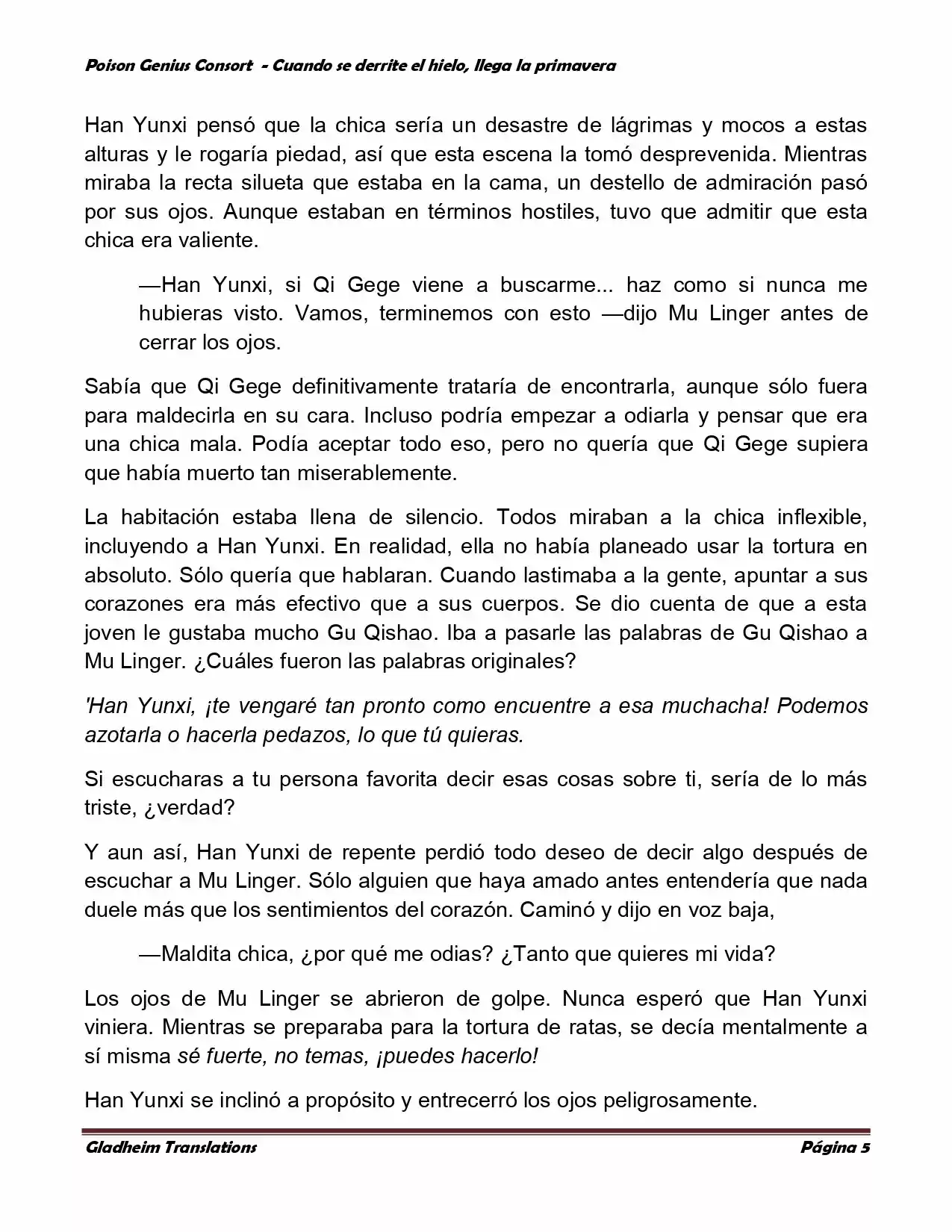 Poison Genious Consort (Novela) - Capítulo 298 - Página 4 - LectorTMOo