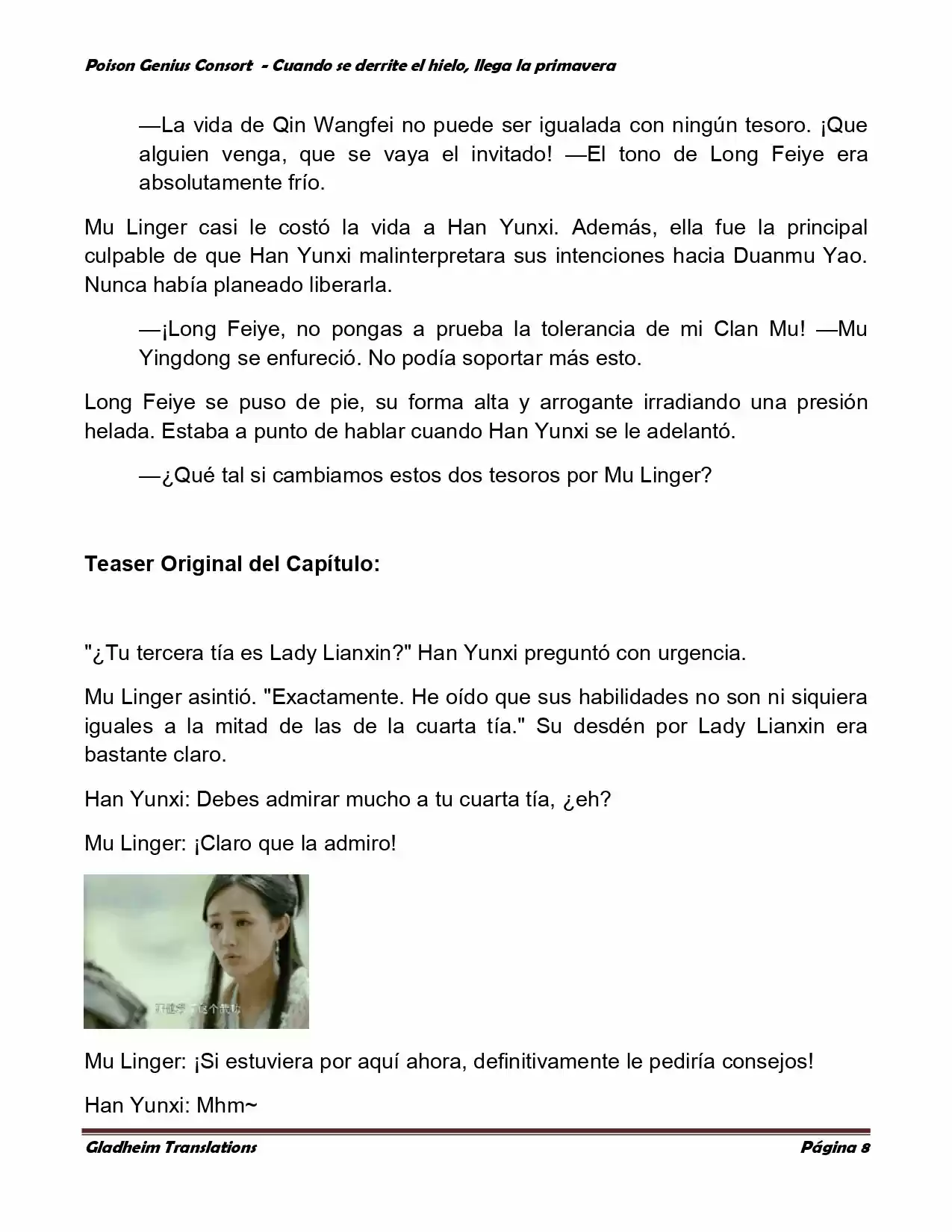 Poison Genious Consort (Novela) - Capítulo 299 - Página 3 - LectorTMOo
