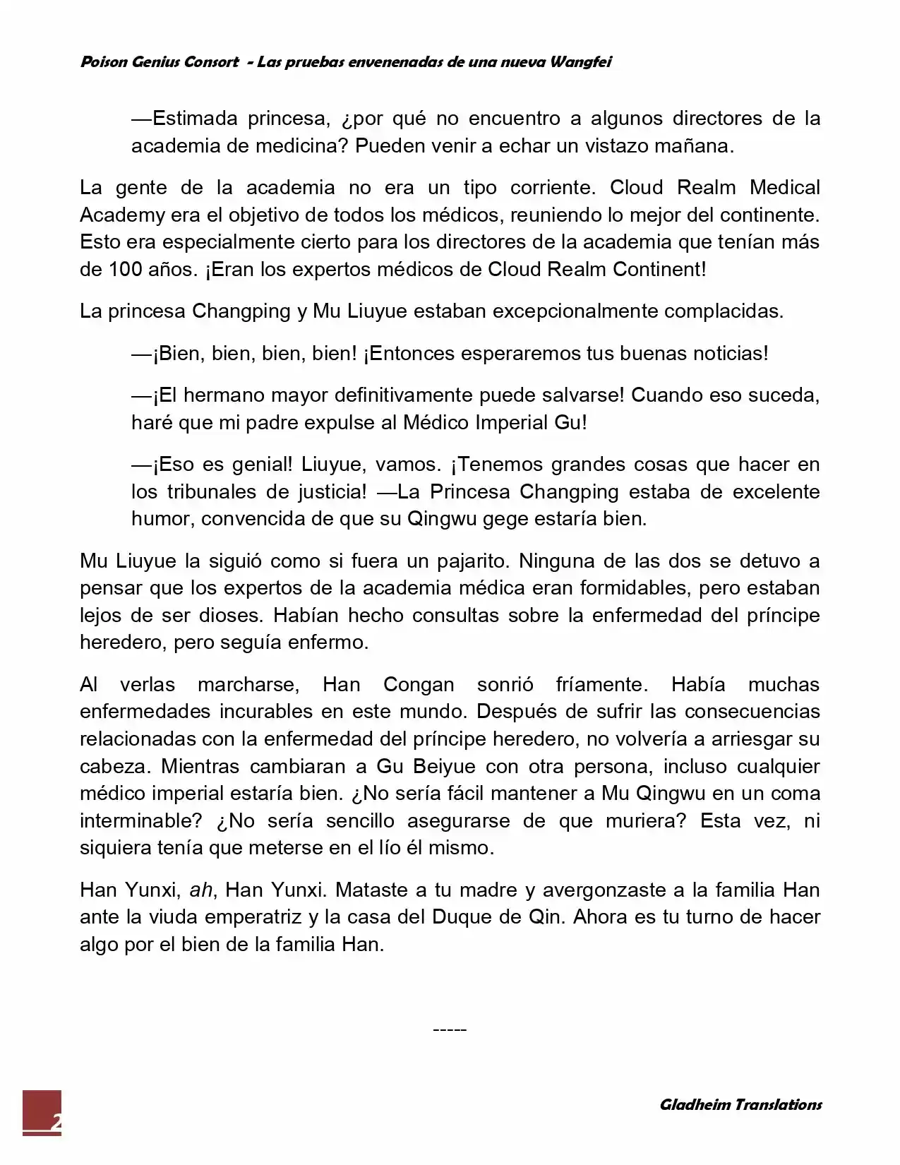 Poison Genious Consort (Novela) - Capítulo 30 - Página 2 - LectorTMOo
