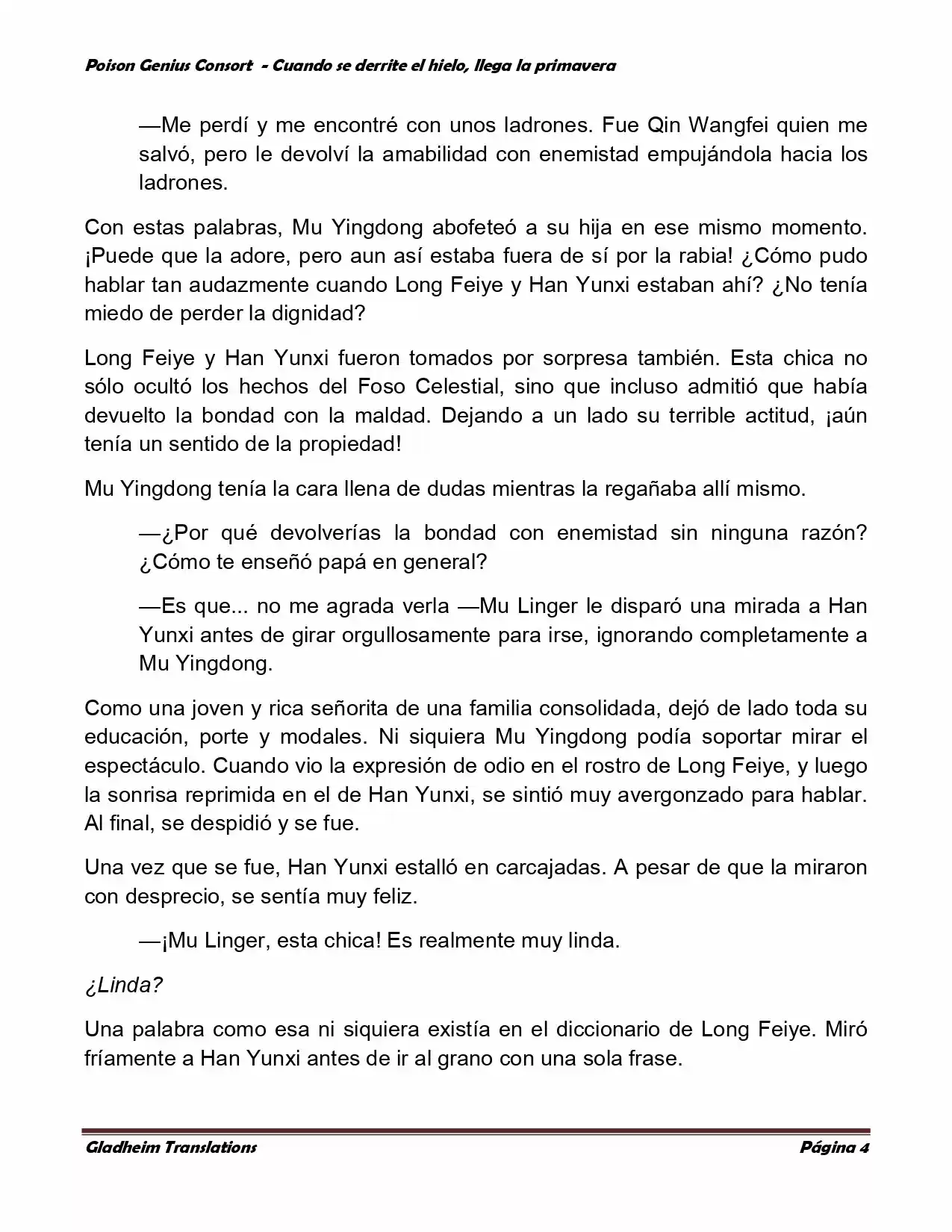 Poison Genious Consort (Novela) - Capítulo 300 - Página 3 - LectorTMOo