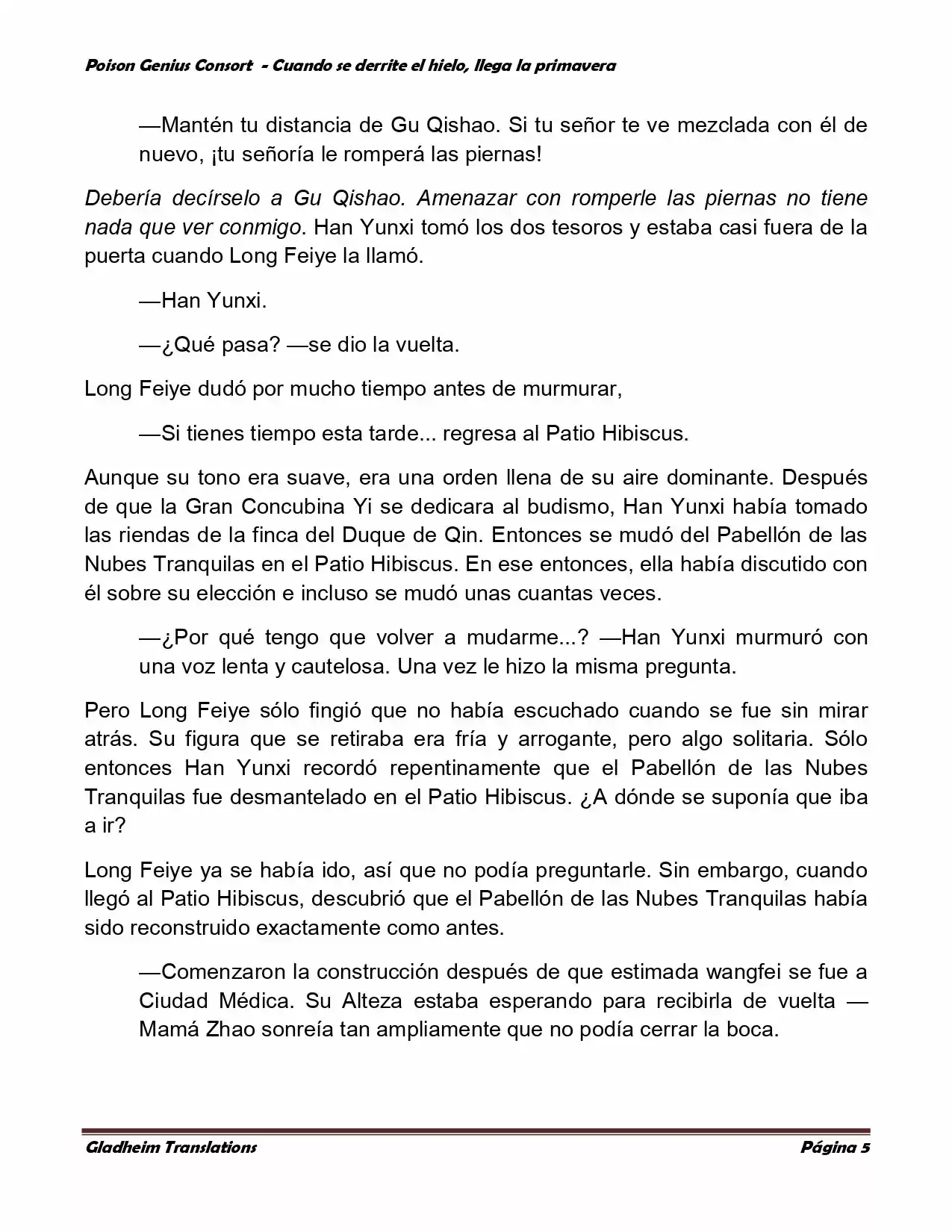 Poison Genious Consort (Novela) - Capítulo 300 - Página 4 - LectorTMOo