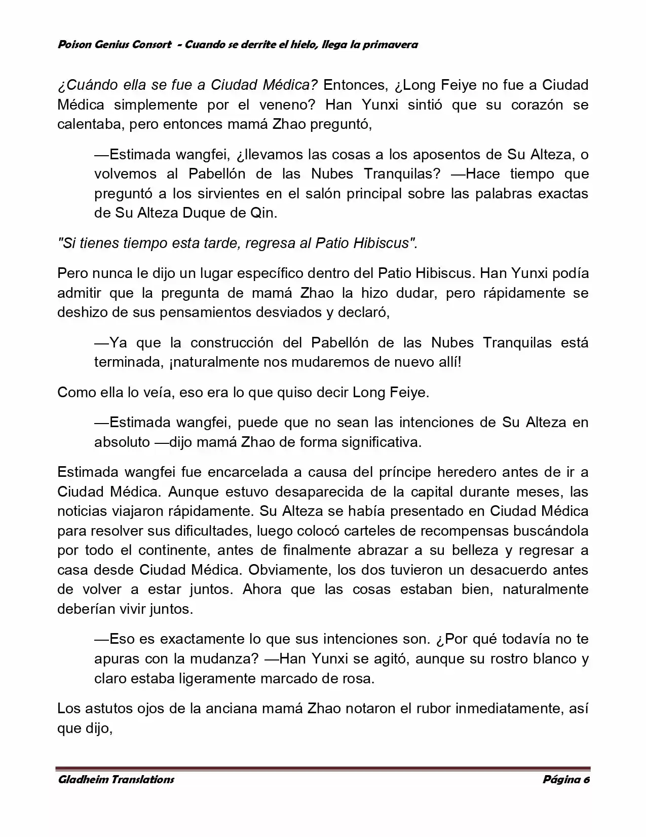 Poison Genious Consort (Novela) - Capítulo 300 - Página 5 - LectorTMOo
