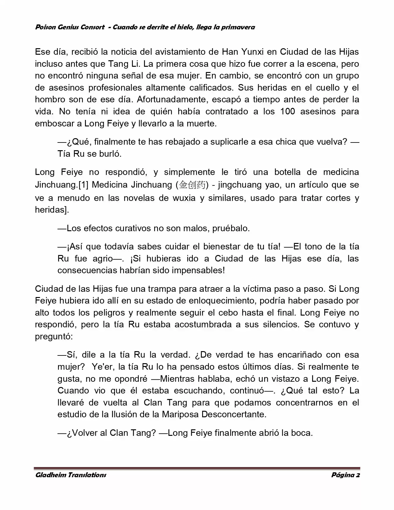 Poison Genious Consort (Novela) - Capítulo 301 - Página 1 - LectorTMOo
