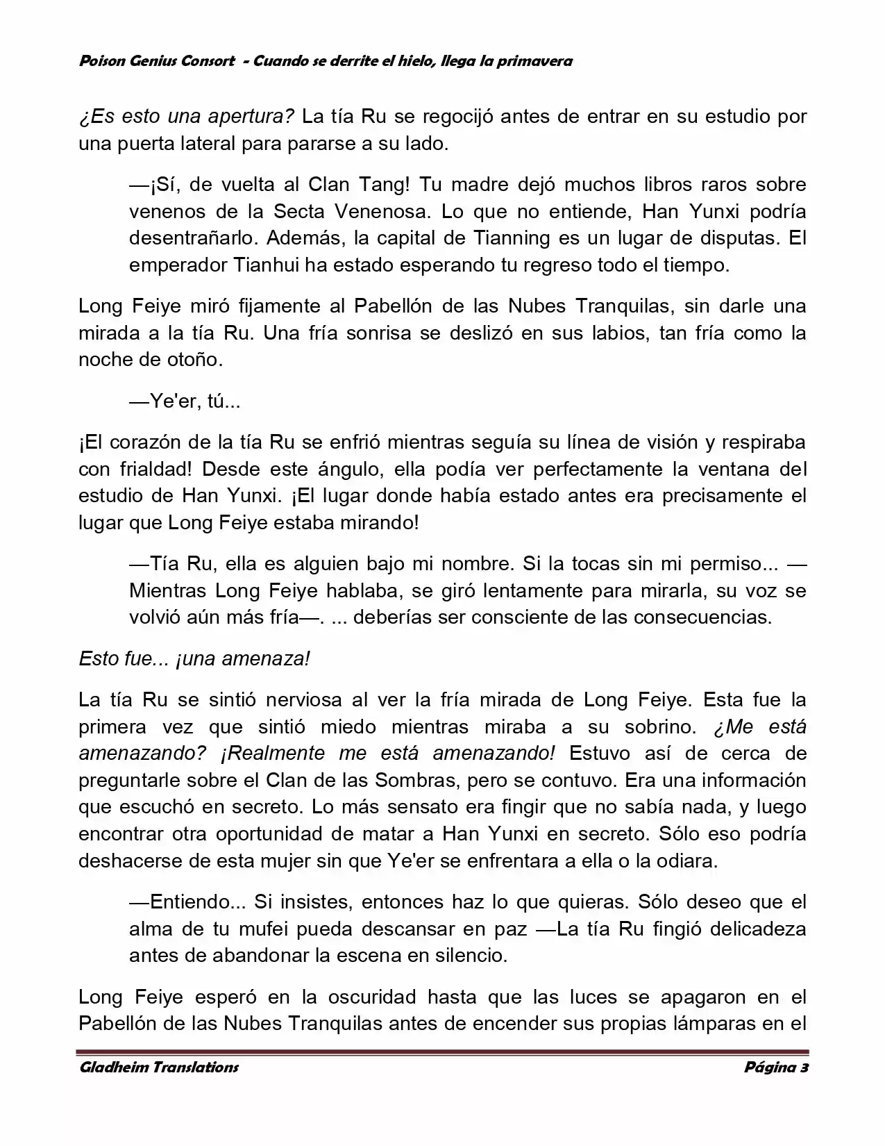 Poison Genious Consort (Novela) - Capítulo 301 - Página 2 - LectorTMOo