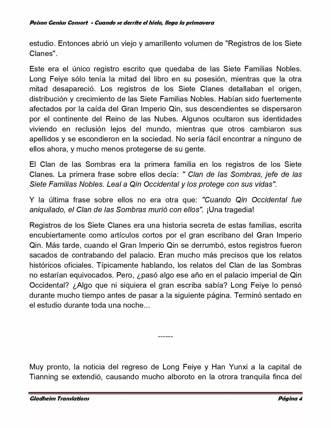 Poison Genious Consort (Novela) - Capítulo 301 - Página 3 - LectorTMOo