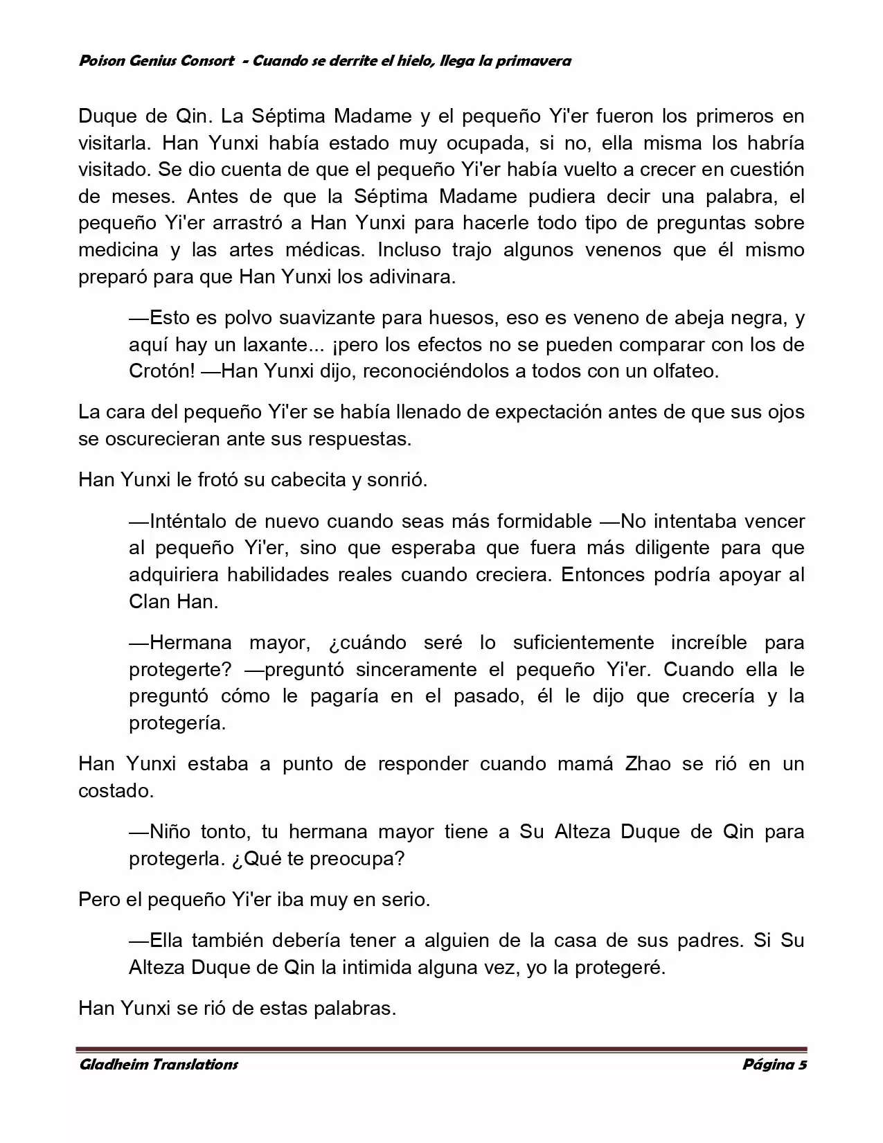 Poison Genious Consort (Novela) - Capítulo 301 - Página 4 - LectorTMOo