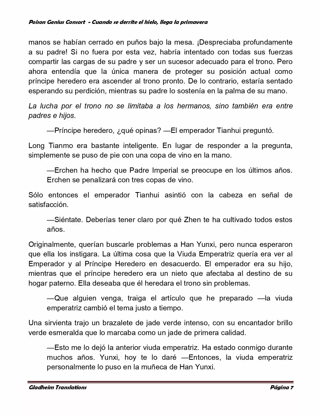 Poison Genious Consort (Novela) - Capítulo 302 - Página 6 - LectorTMOo