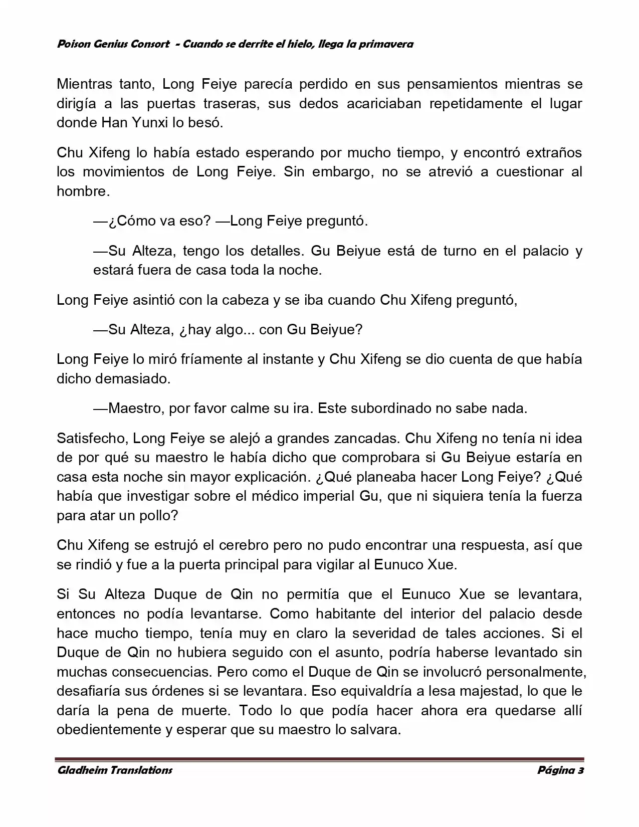 Poison Genious Consort (Novela) - Capítulo 304 - Página 2 - LectorTMOo