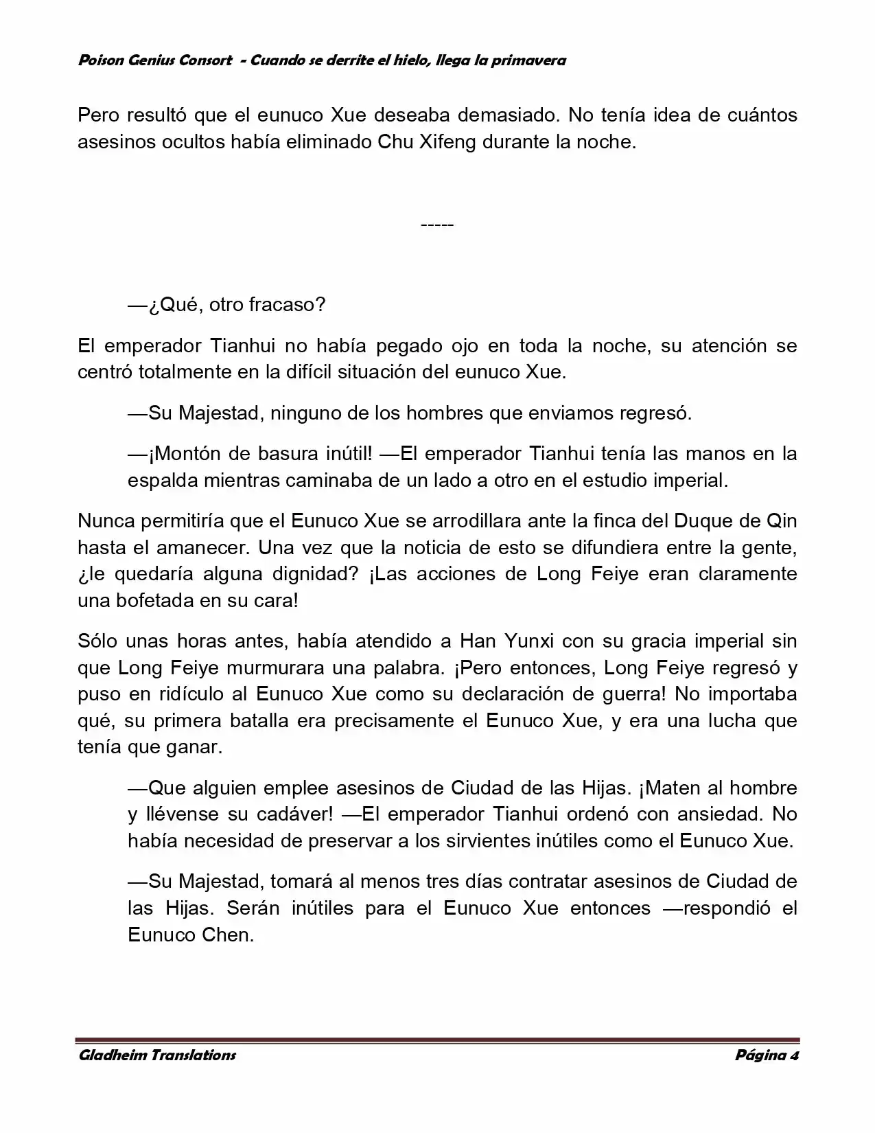 Poison Genious Consort (Novela) - Capítulo 304 - Página 3 - LectorTMOo
