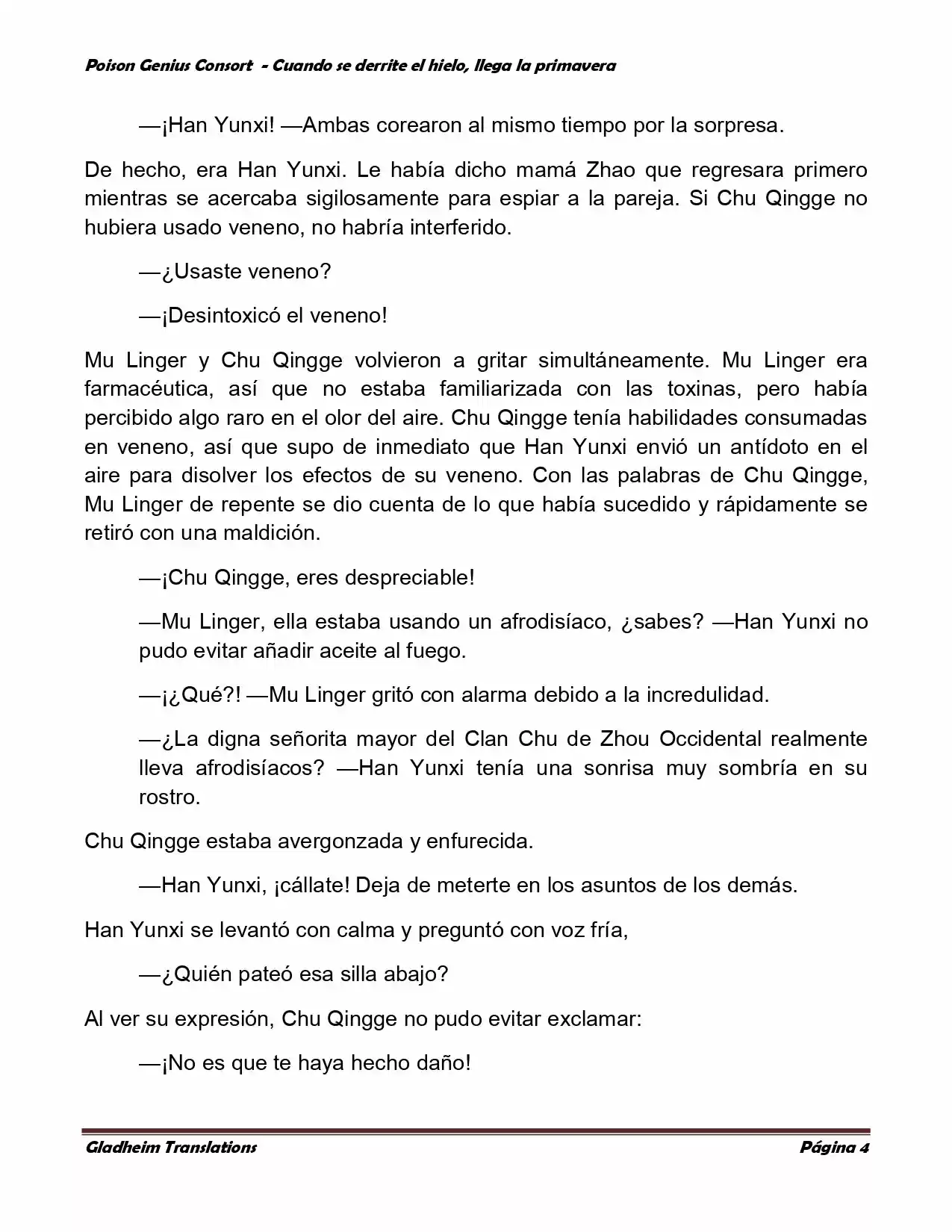 Poison Genious Consort (Novela) - Capítulo 305 - Página 3 - LectorTMOo
