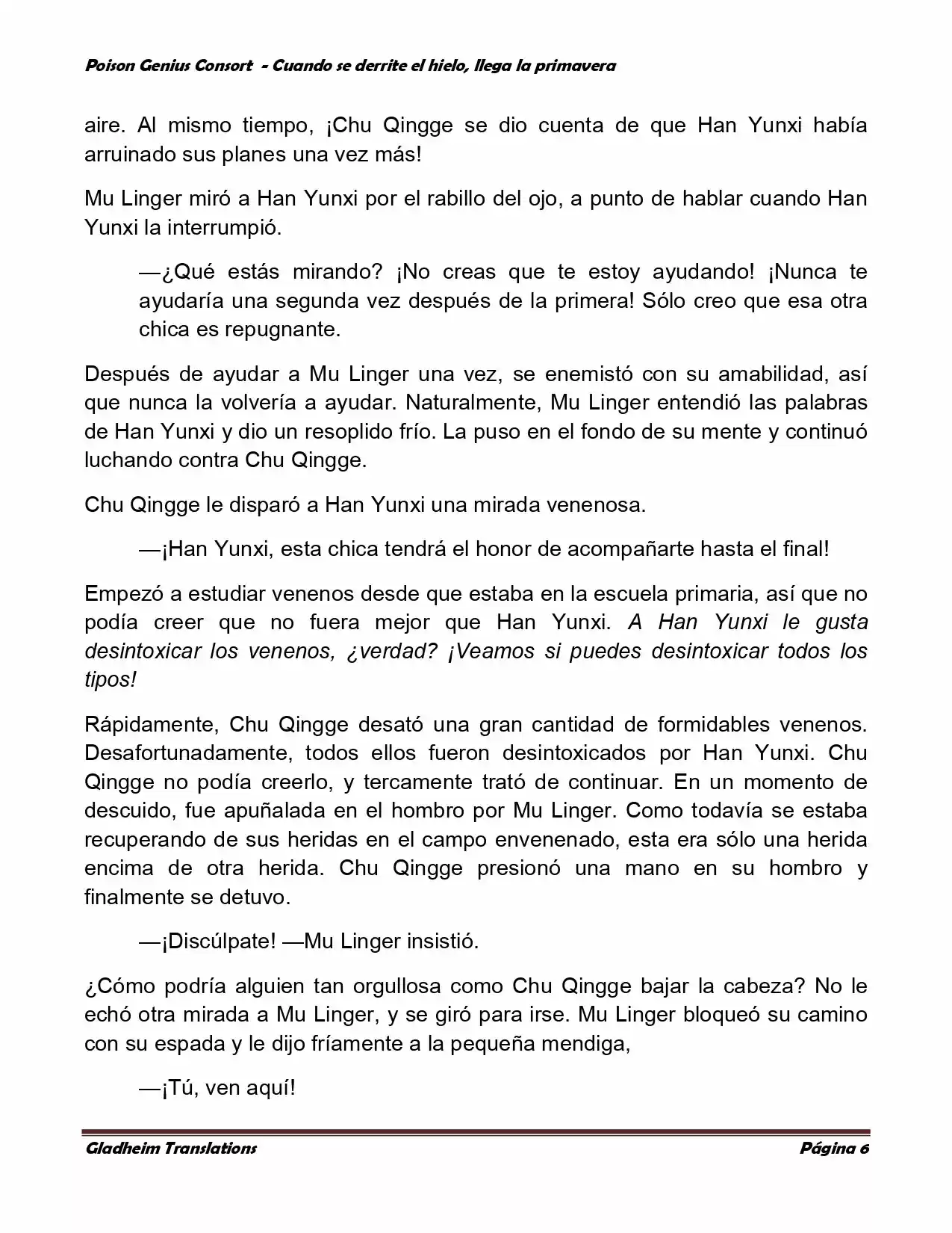 Poison Genious Consort (Novela) - Capítulo 305 - Página 5 - LectorTMOo