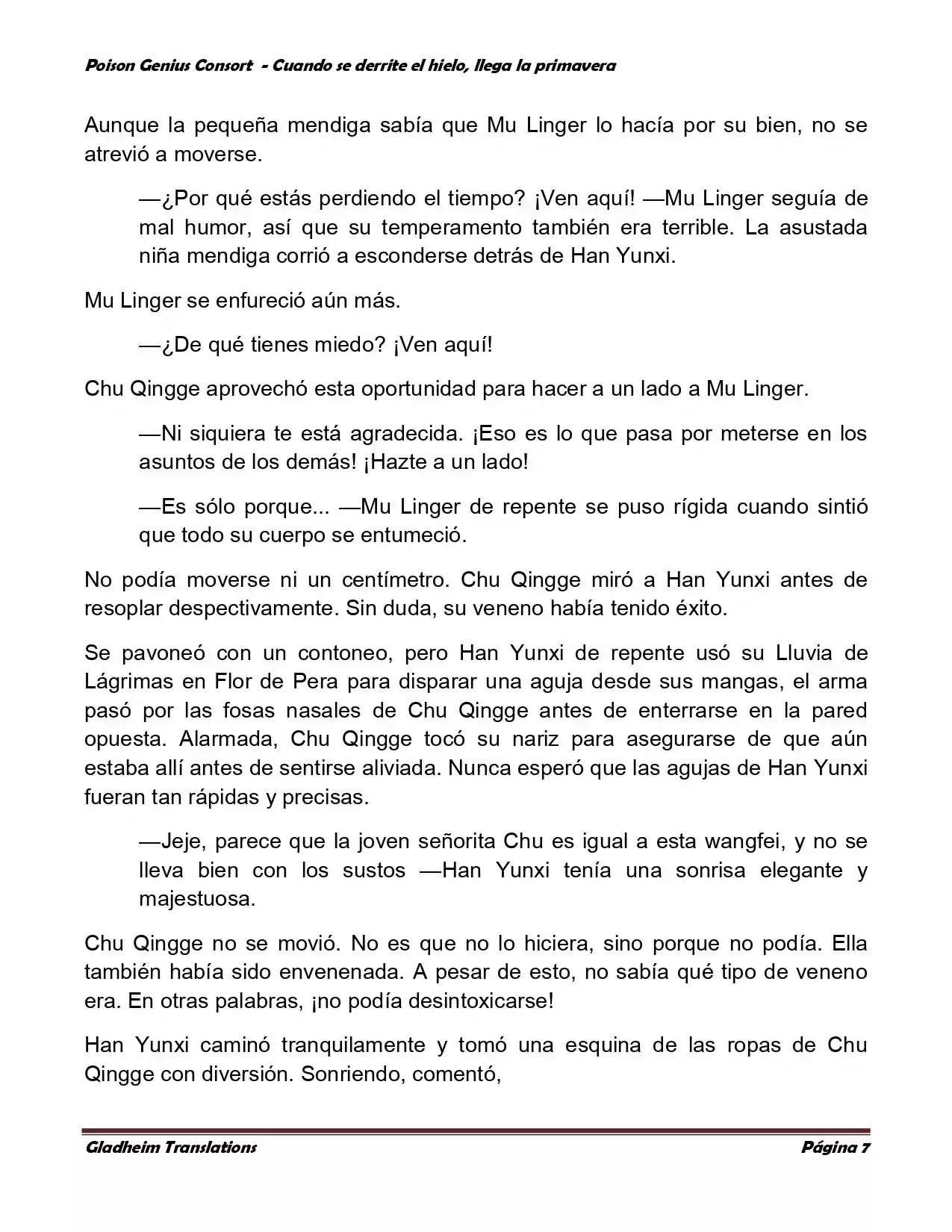 Poison Genious Consort (Novela) - Capítulo 305 - Página 6 - LectorTMOo