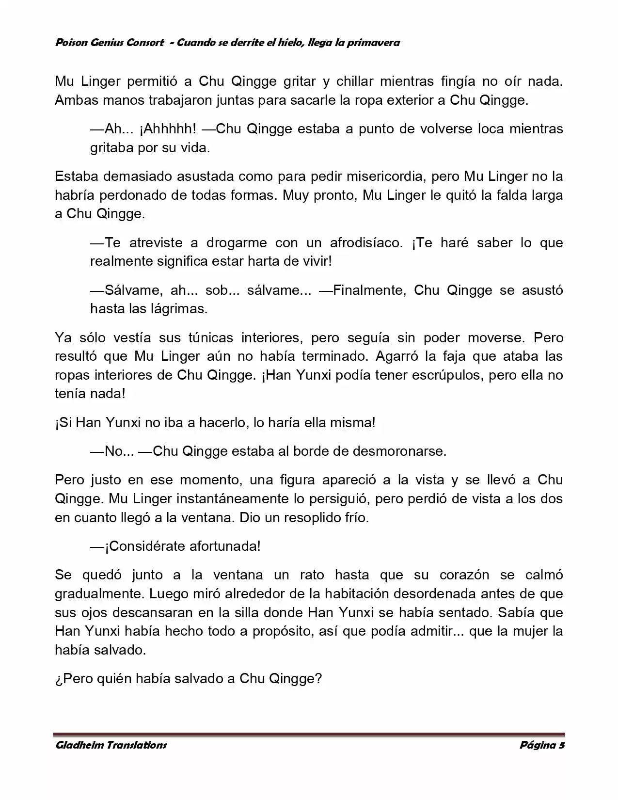 Poison Genious Consort (Novela) - Capítulo 306 - Página 4 - LectorTMOo