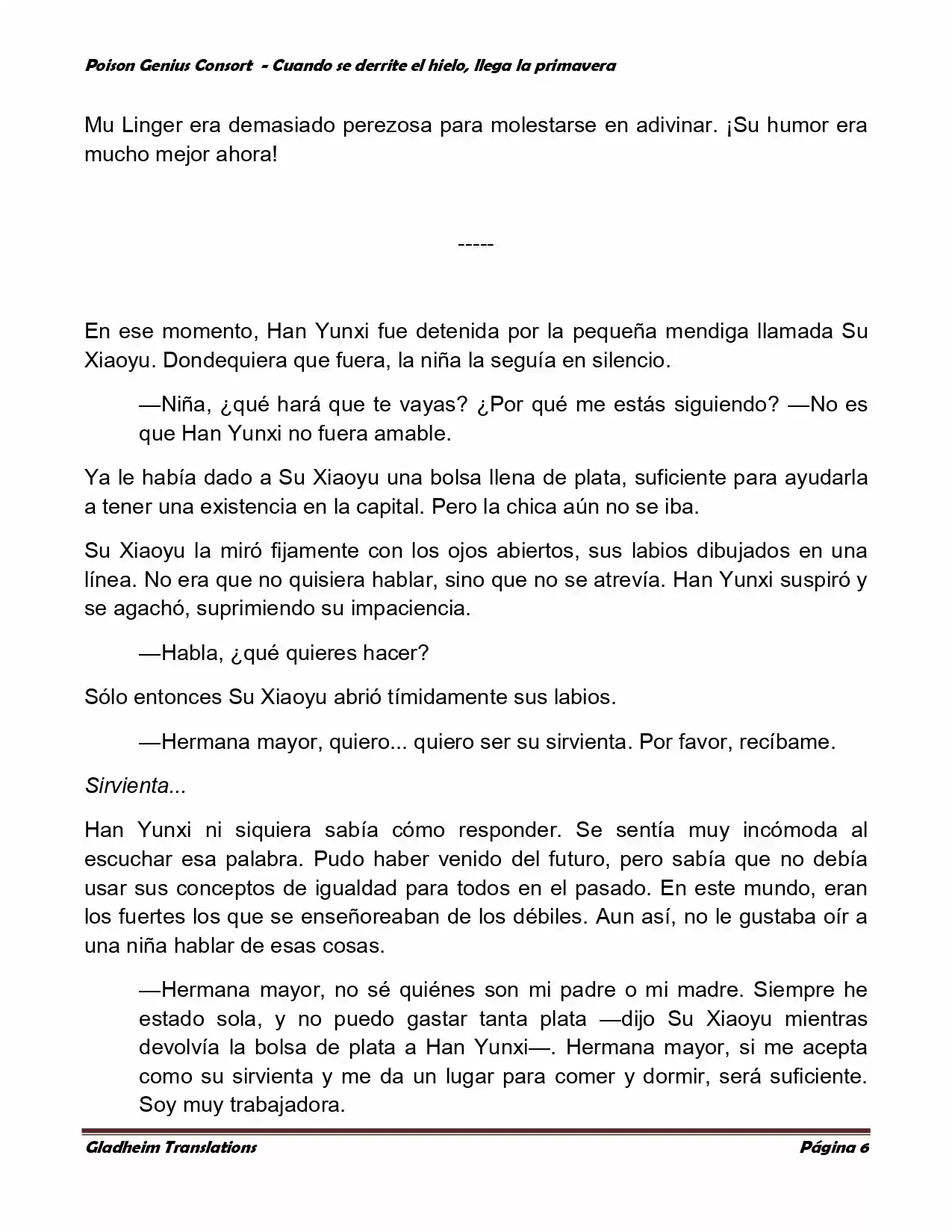 Poison Genious Consort (Novela) - Capítulo 306 - Página 5 - LectorTMOo