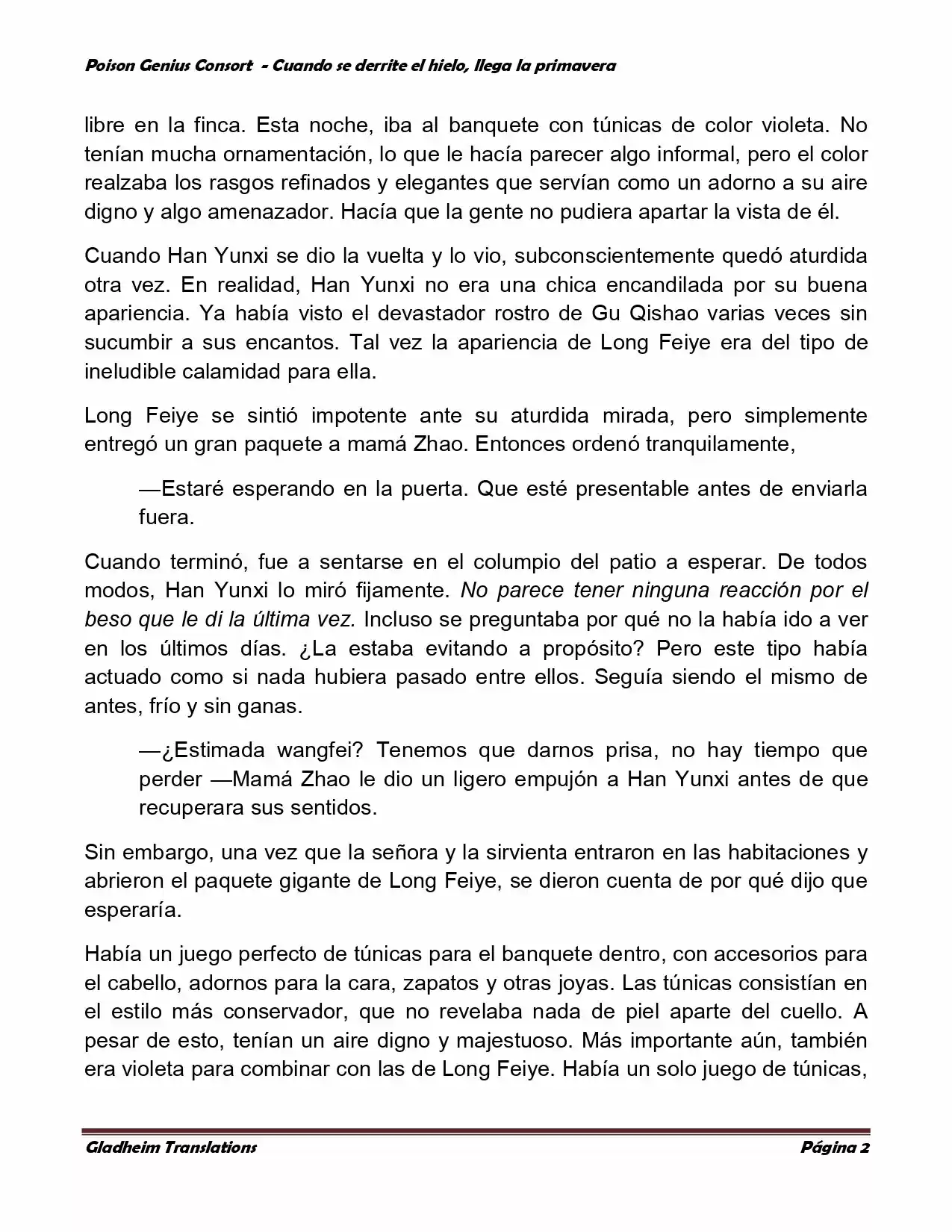Poison Genious Consort (Novela) - Capítulo 307 - Página 1 - LectorTMOo