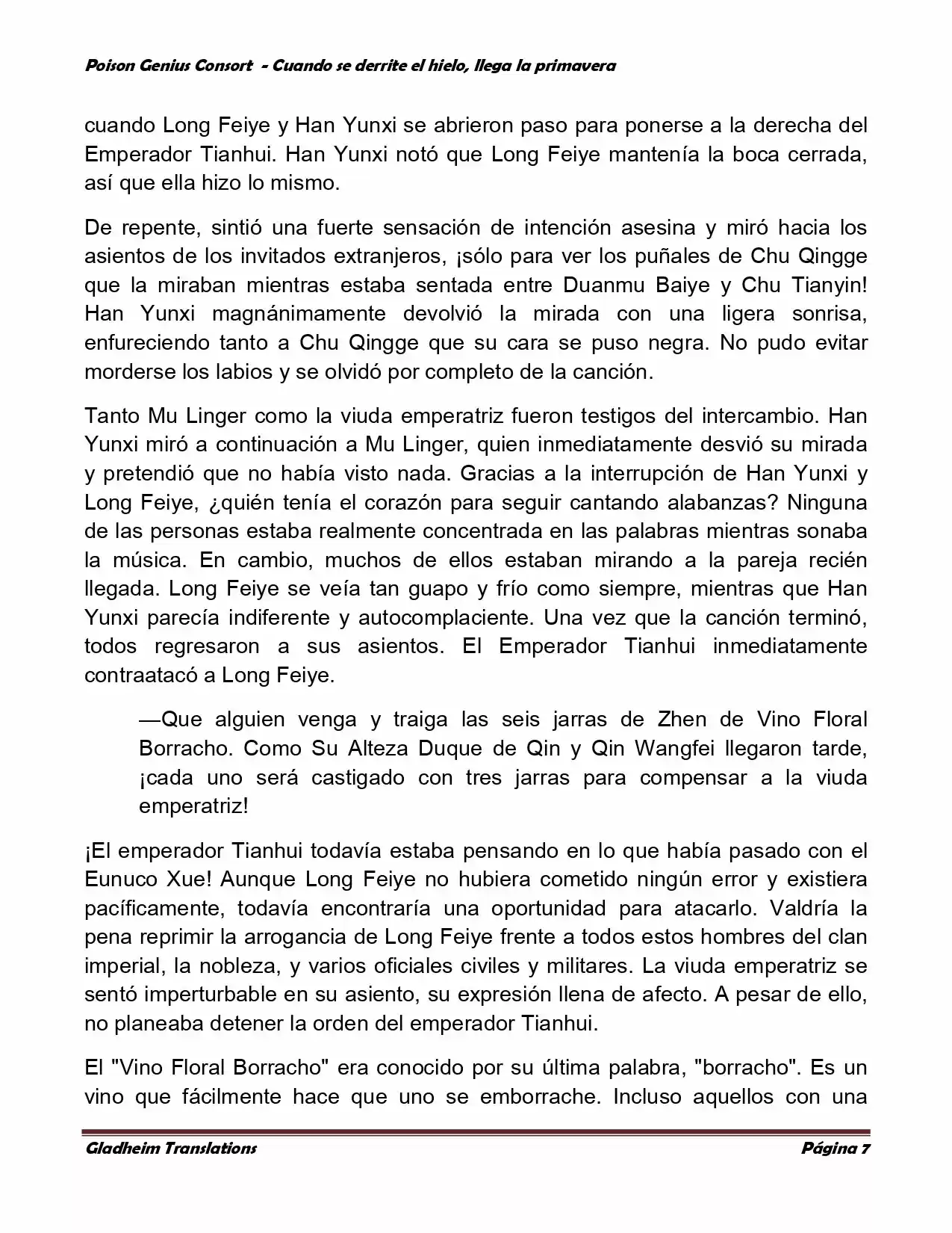 Poison Genious Consort (Novela) - Capítulo 307 - Página 6 - LectorTMOo