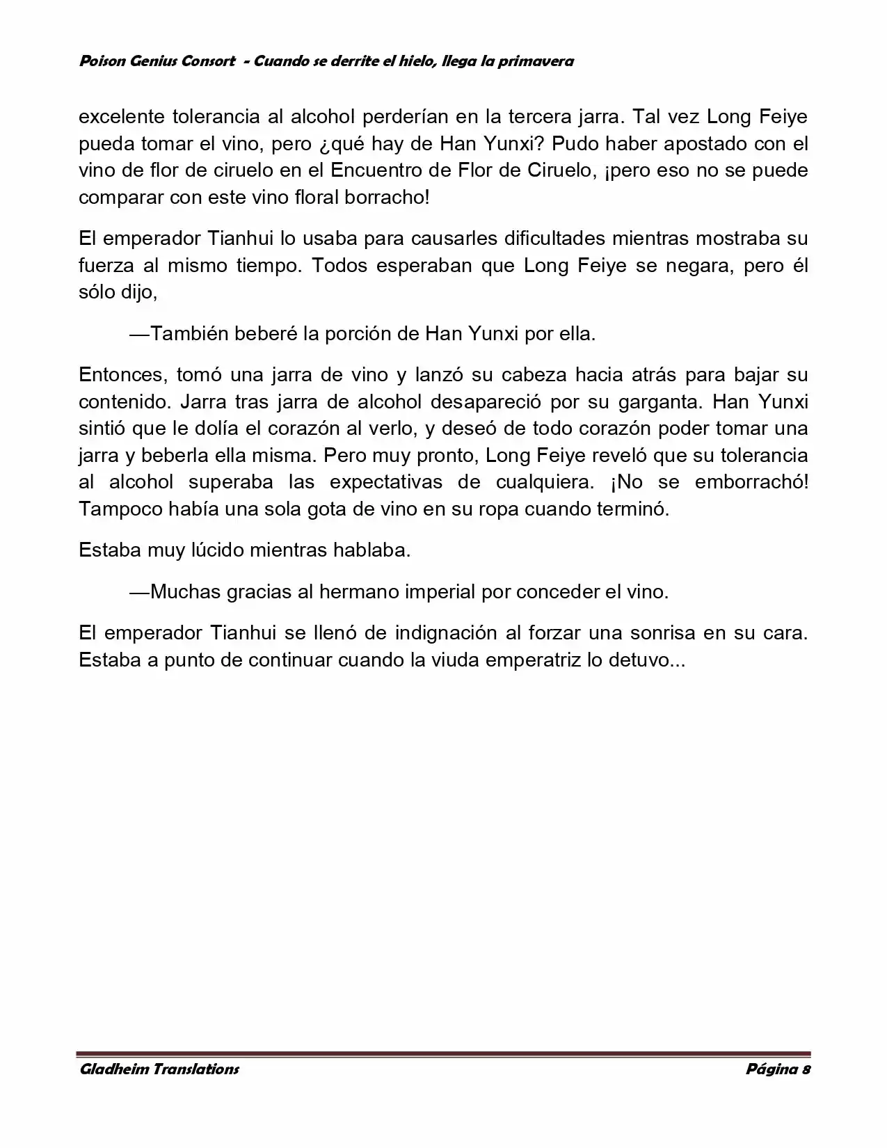 Poison Genious Consort (Novela) - Capítulo 307 - Página 7 - LectorTMOo