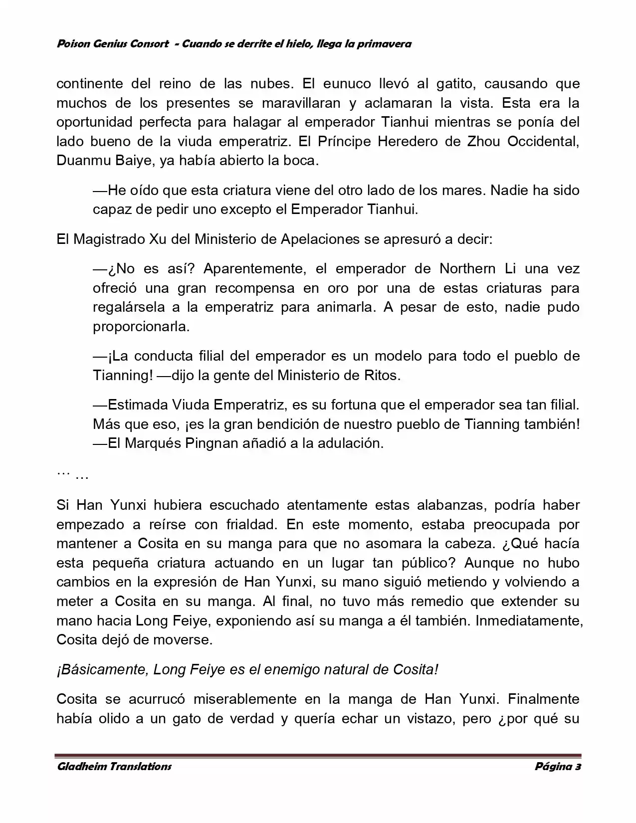 Poison Genious Consort (Novela) - Capítulo 308 - Página 2 - LectorTMOo