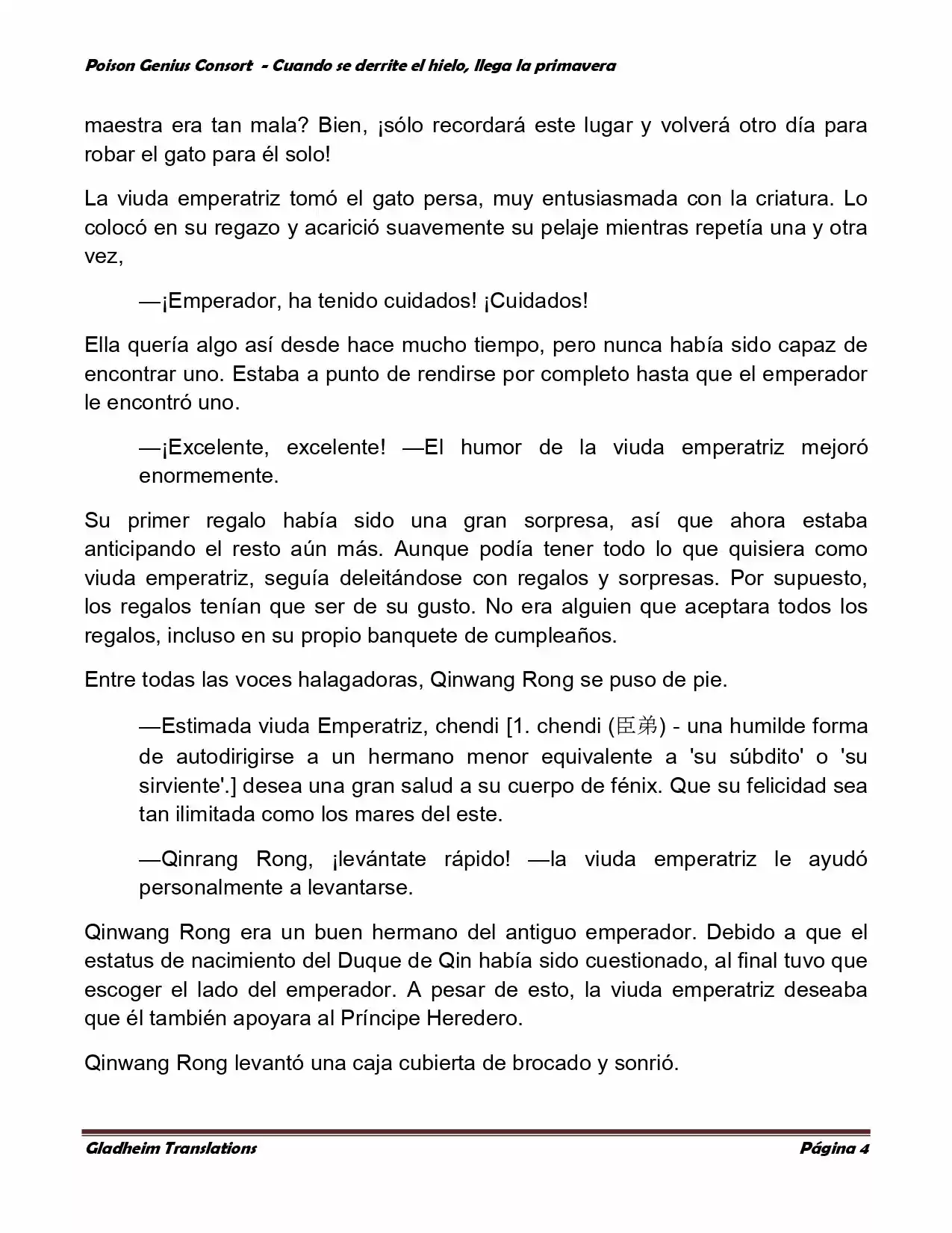 Poison Genious Consort (Novela) - Capítulo 308 - Página 3 - LectorTMOo