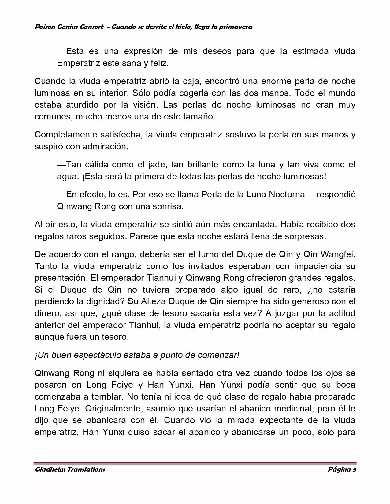 Poison Genious Consort (Novela) - Capítulo 308 - Página 4 - LectorTMOo